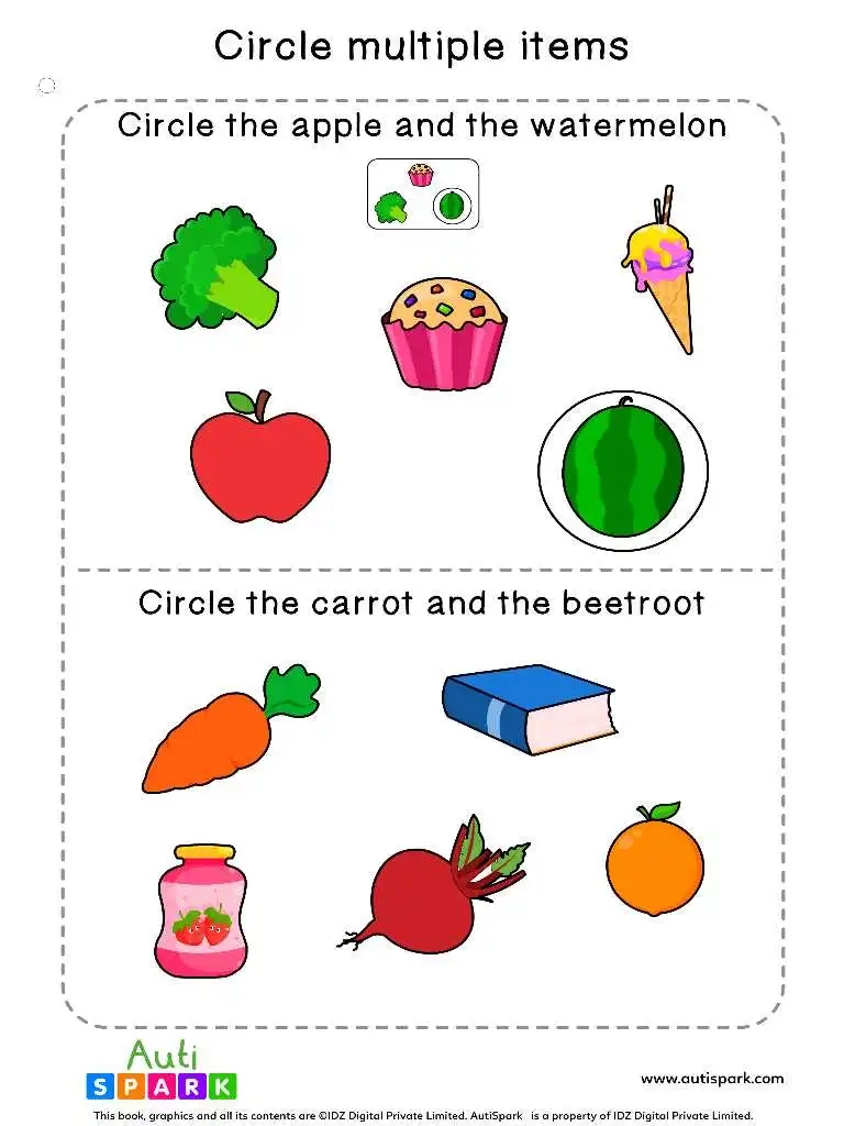 Autism Worksheets For Kids AutiSpark