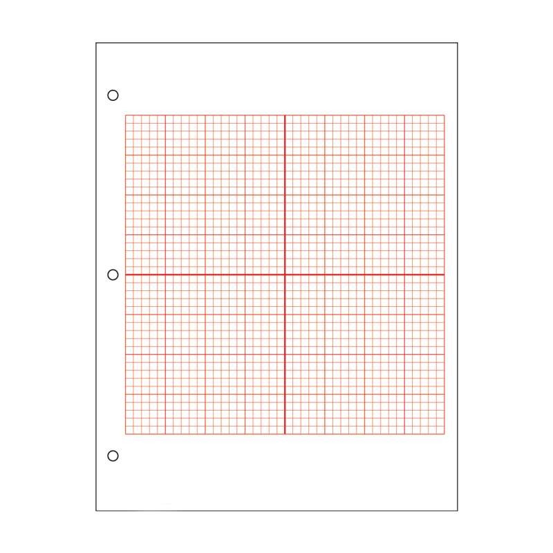 Axis Graph Paper 3 16 Red 500 Sheet Ream Geyer 