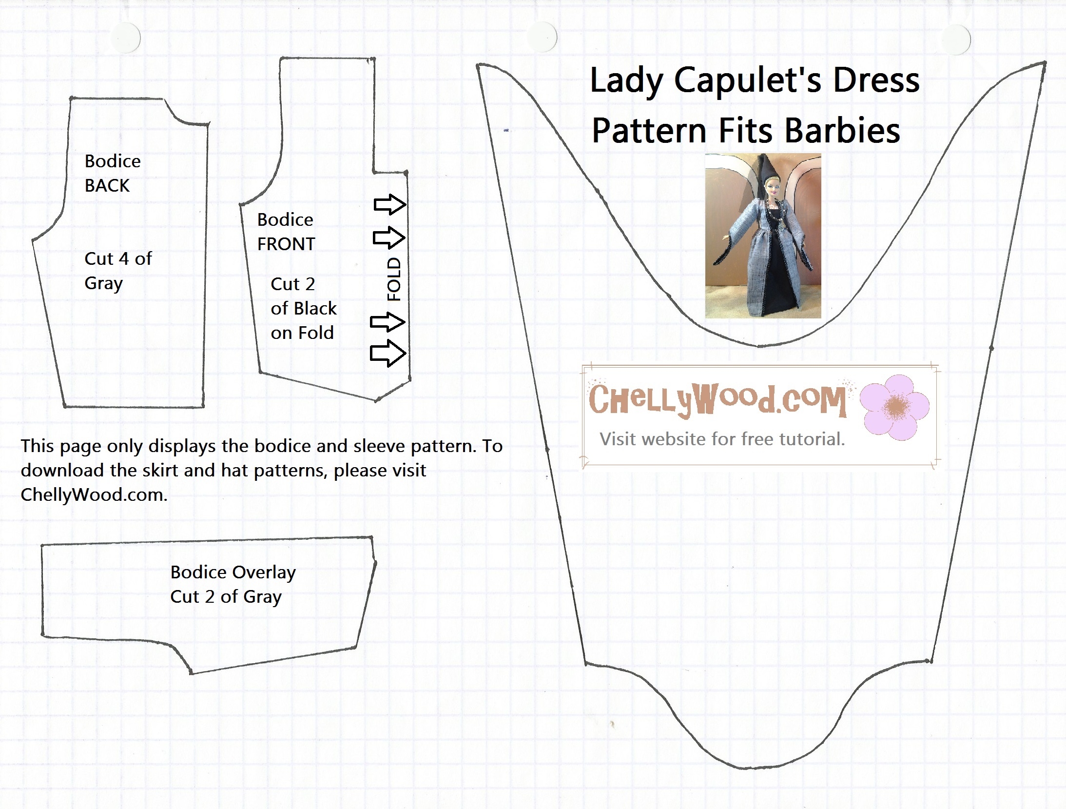 Free Printable Doll Clothes Templates