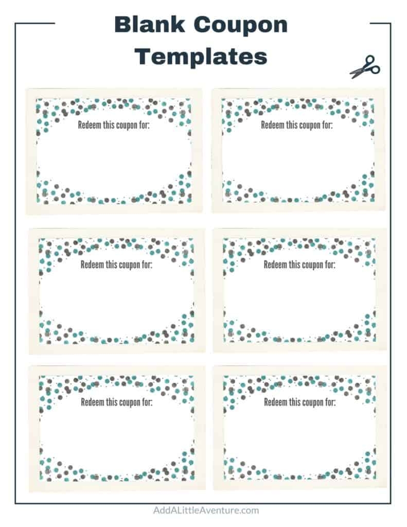 Printable Coupon Template