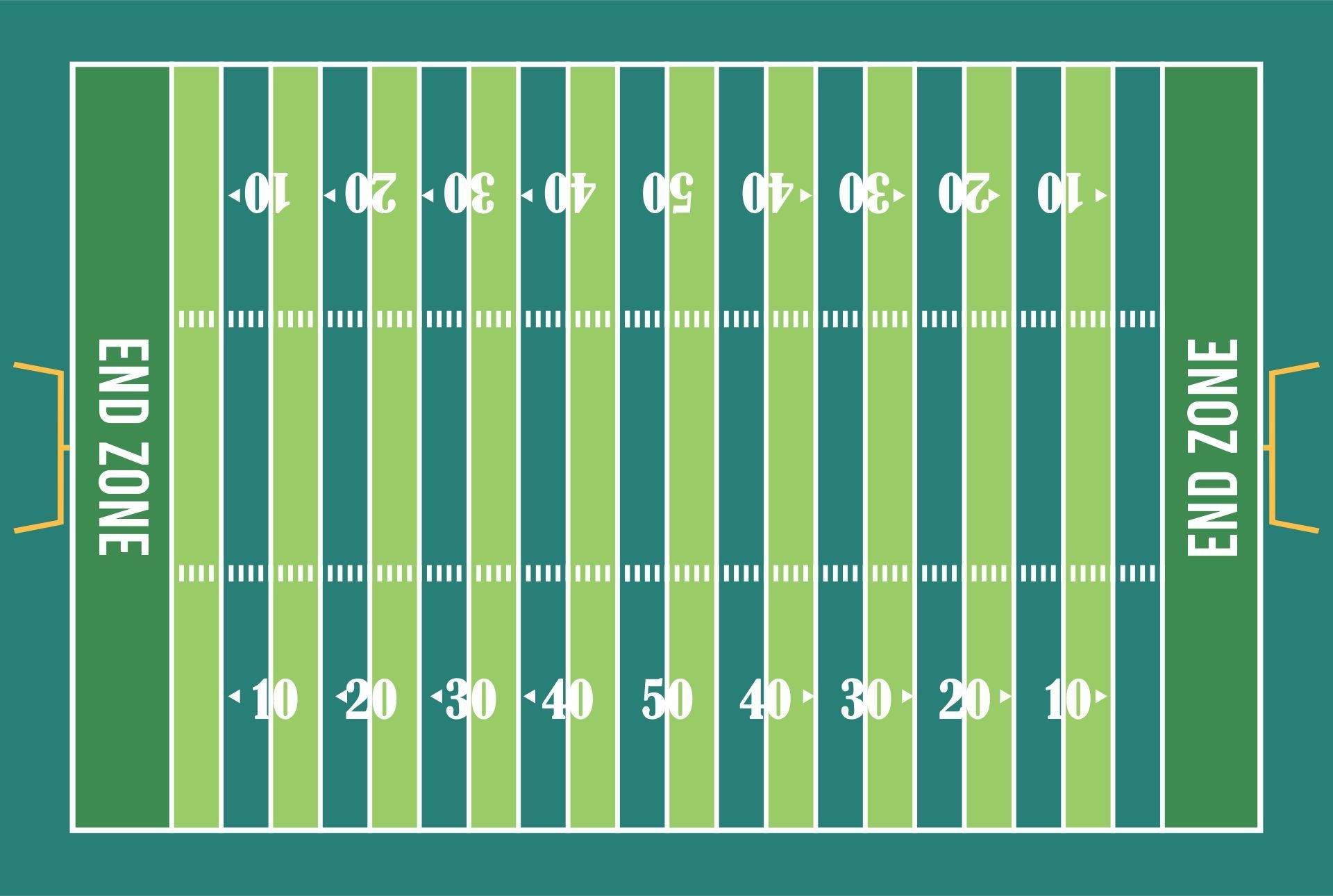 Blank Football Field Template 2 TEMPLATES EXAMPLE