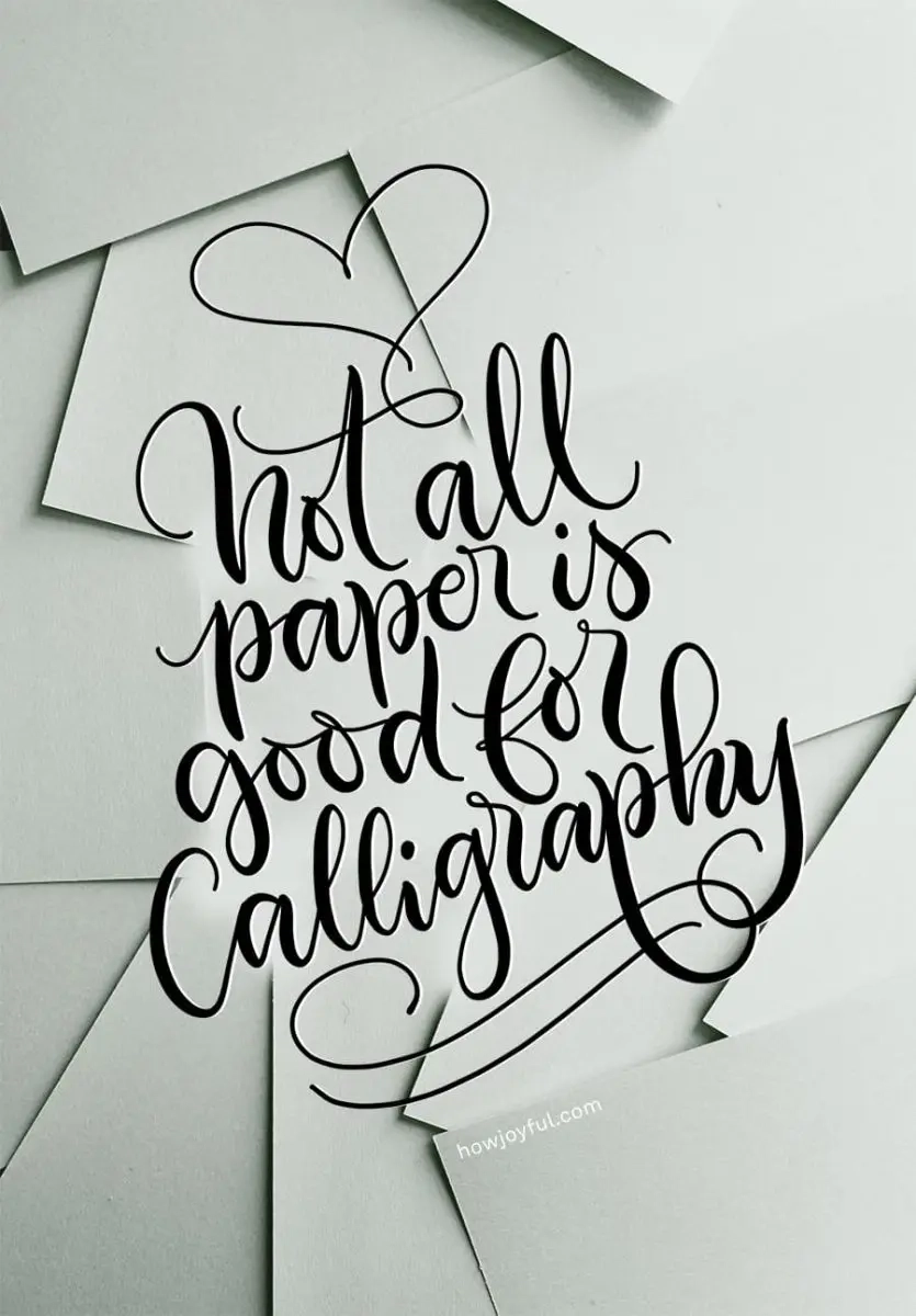 Calligraphy Paper The Best Ones For Practice amp Final Projects in 