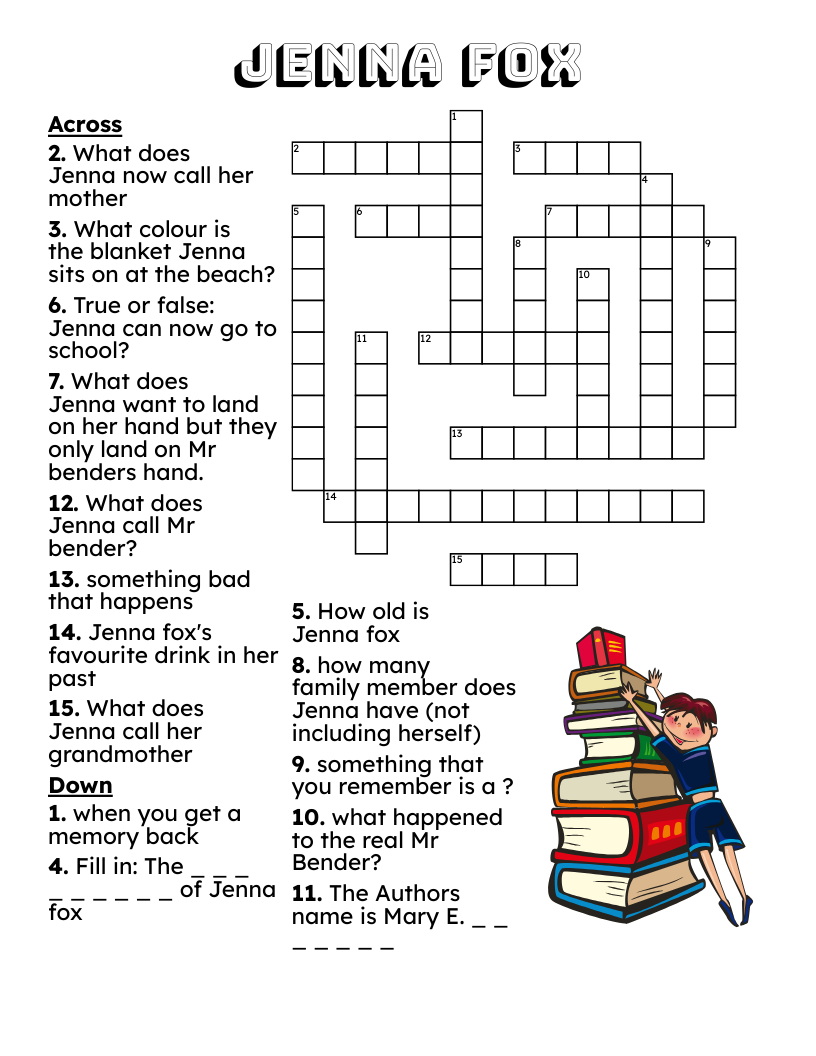 Chapters 1 10 Crossword WordMint