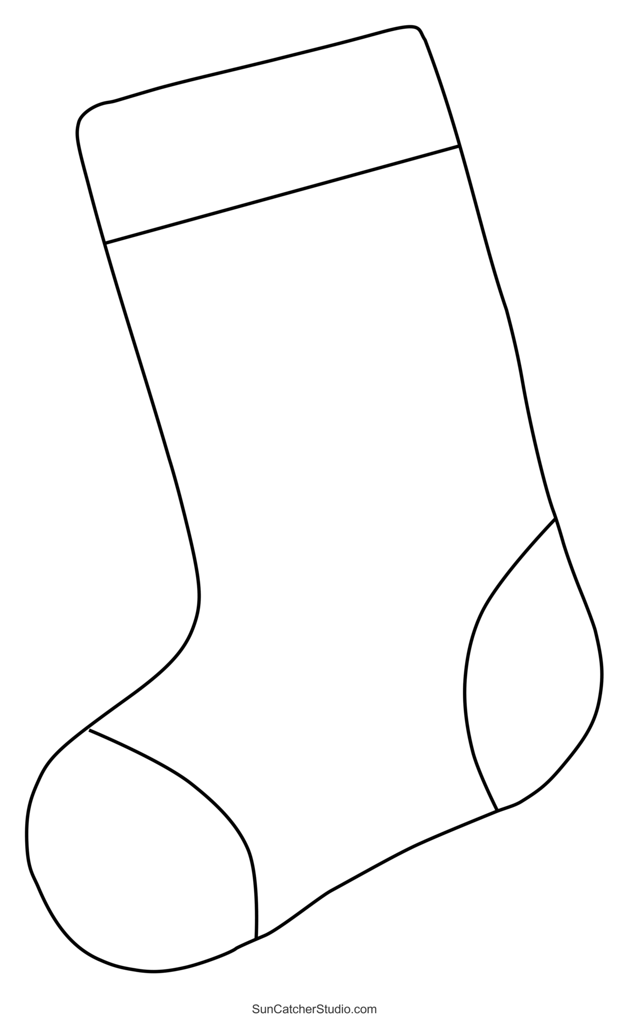 Printable Stocking Template Sewing