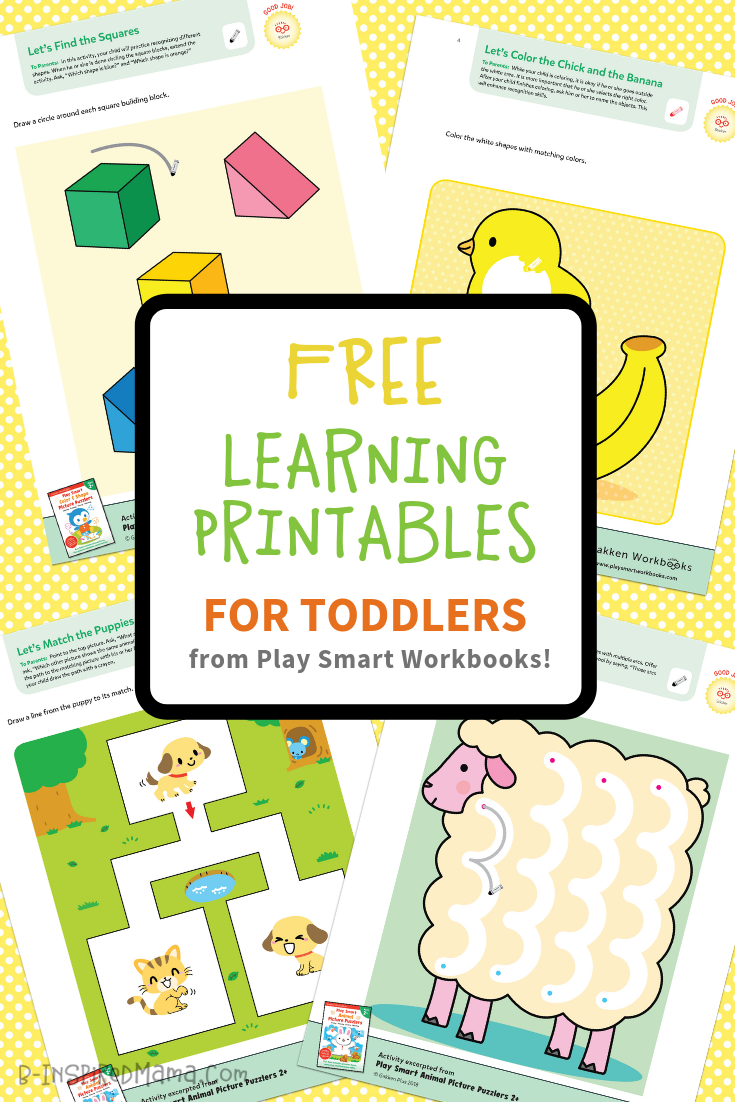 Colorful amp Fun FREE Printables For Toddlers To Learn From