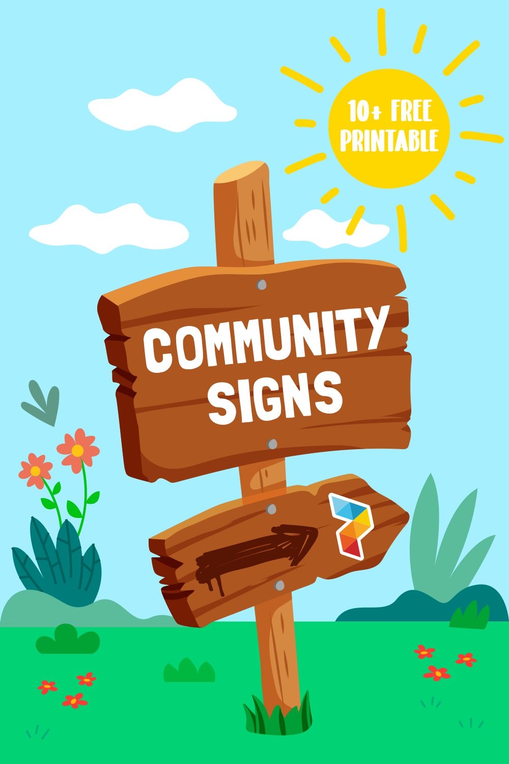 Community Signs Printable Free