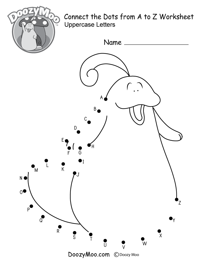 Joining The Dots Worksheet