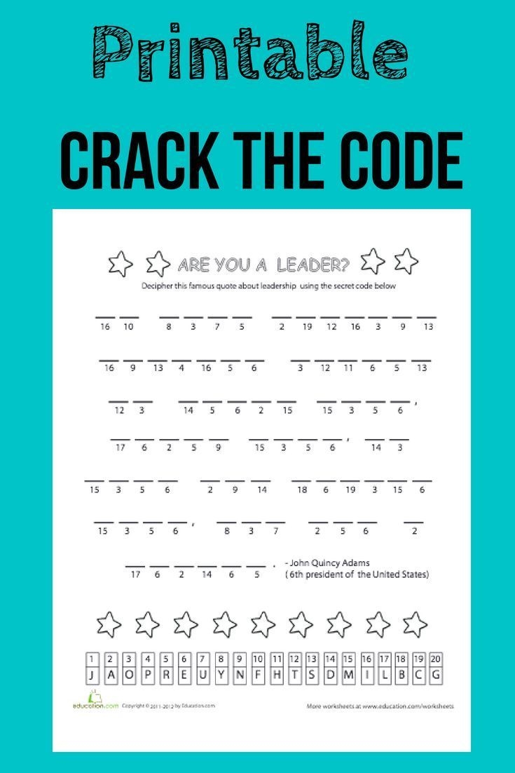 Free Printable Cipher Puzzles