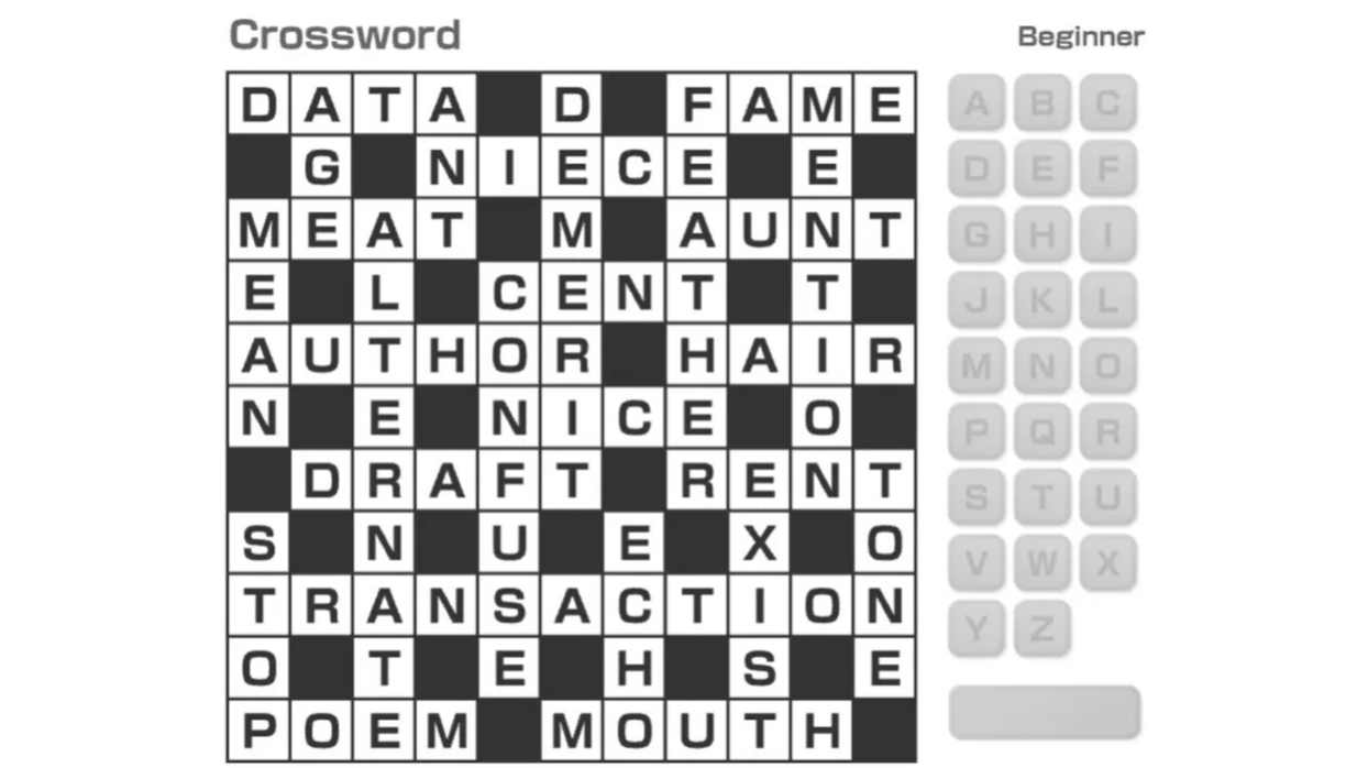 Crossword Play On CrazyGames