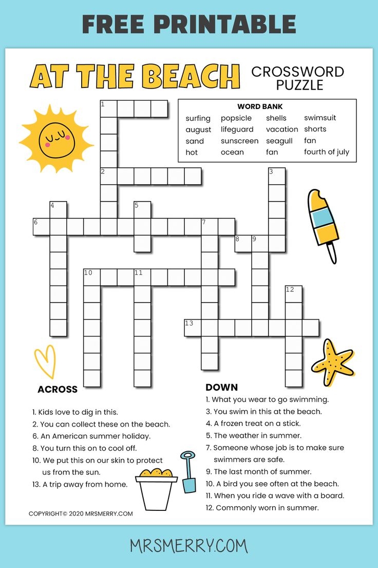 Printable Puzzles For Kids 6-10