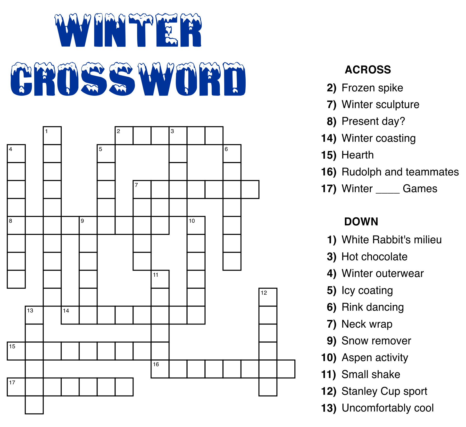 Crosswords Penny Dell Puzzles Worksheets Library