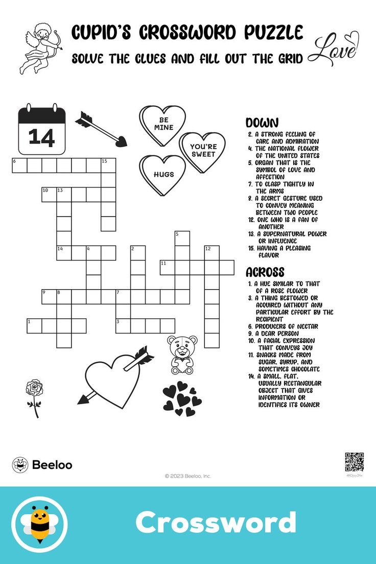 Love Crossword Puzzles Printable
