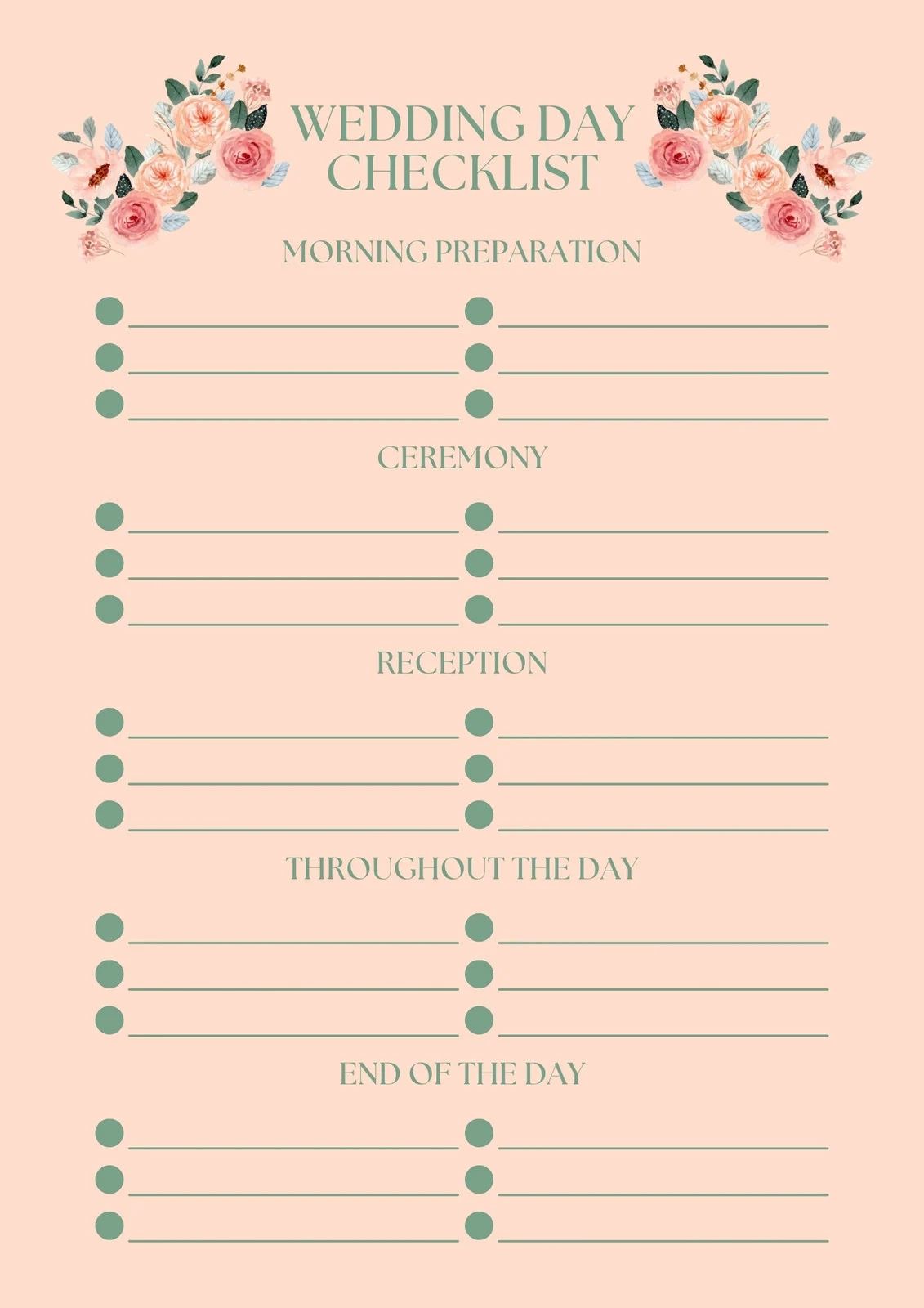 Customize 194 Wedding Checklists Templates Online Canva