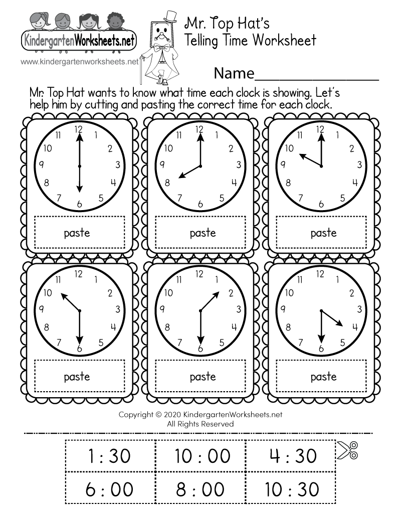 Printable Time Clock Worksheets