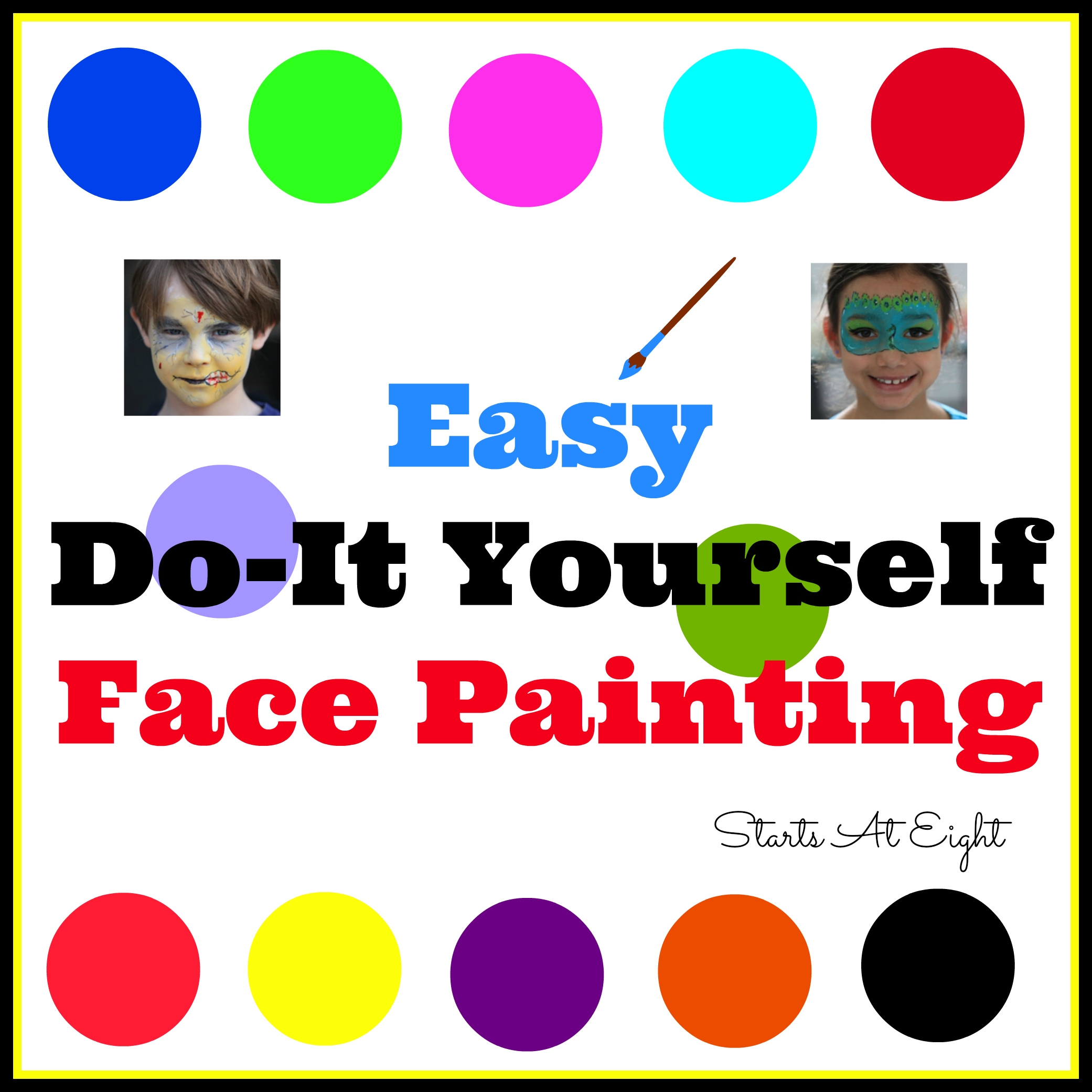 Easy Face Painting Pictures Printable