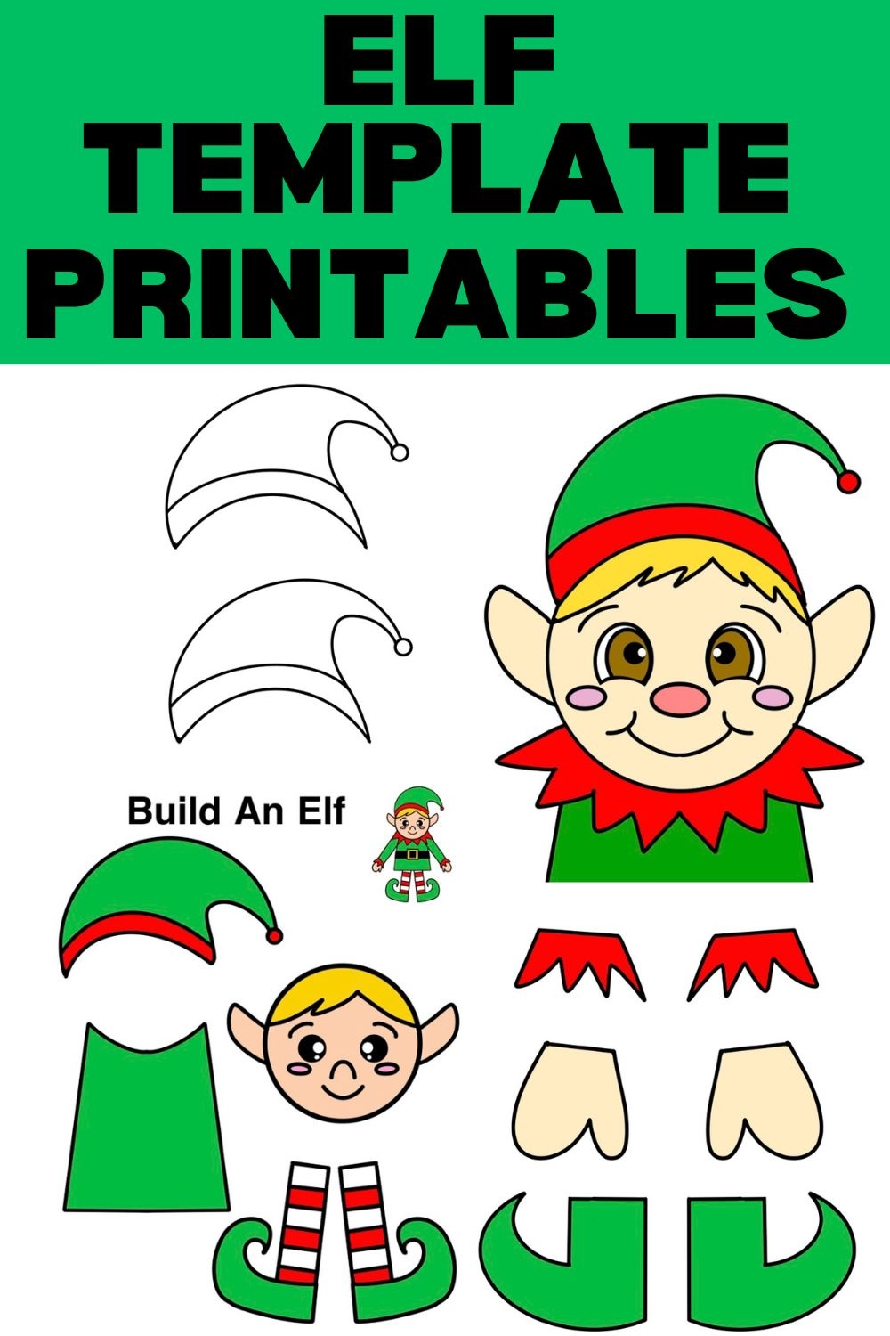 Elf Face Template Printable