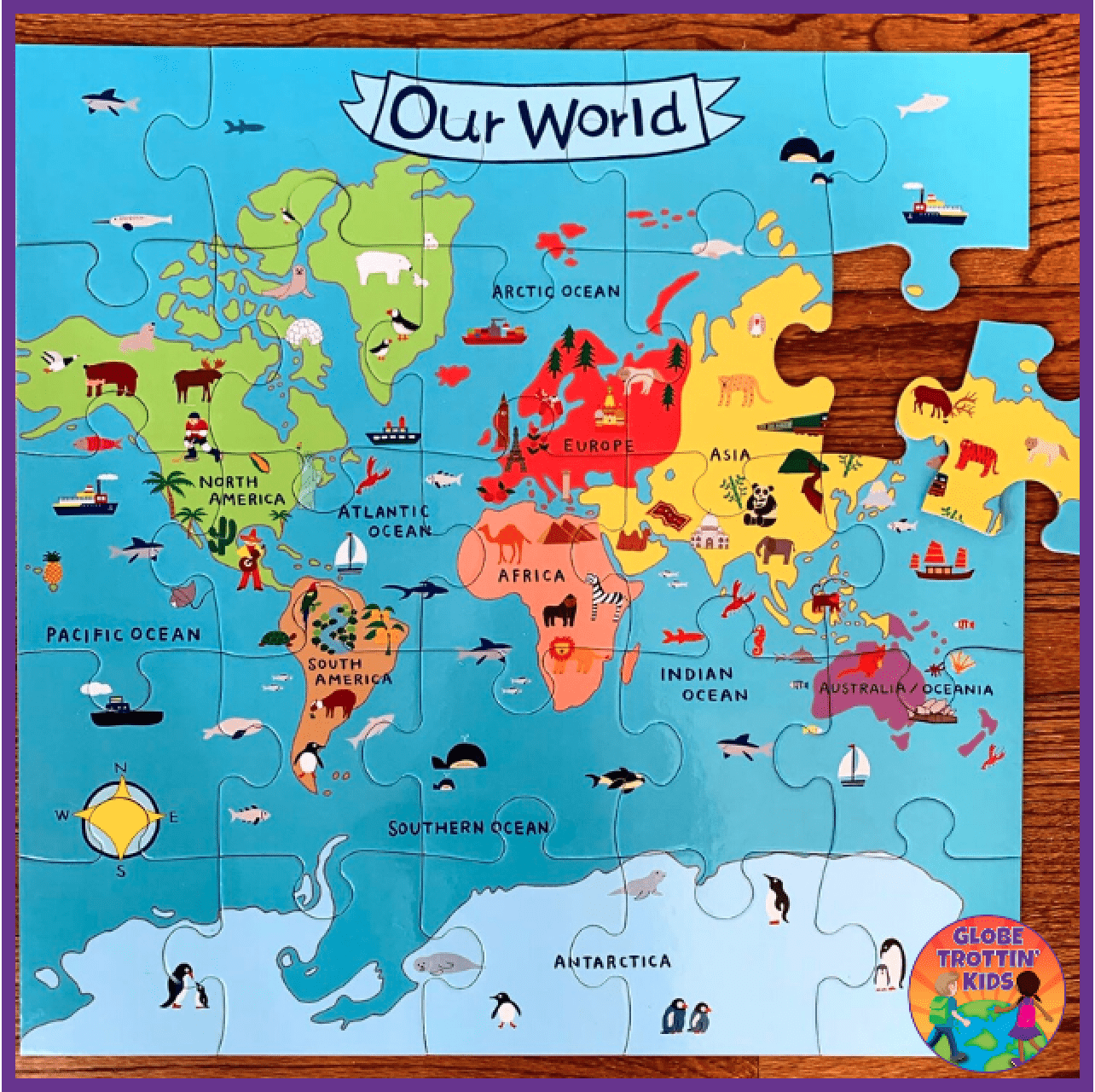 Explore World Geography Through Puzzles Globe Trottin Kids