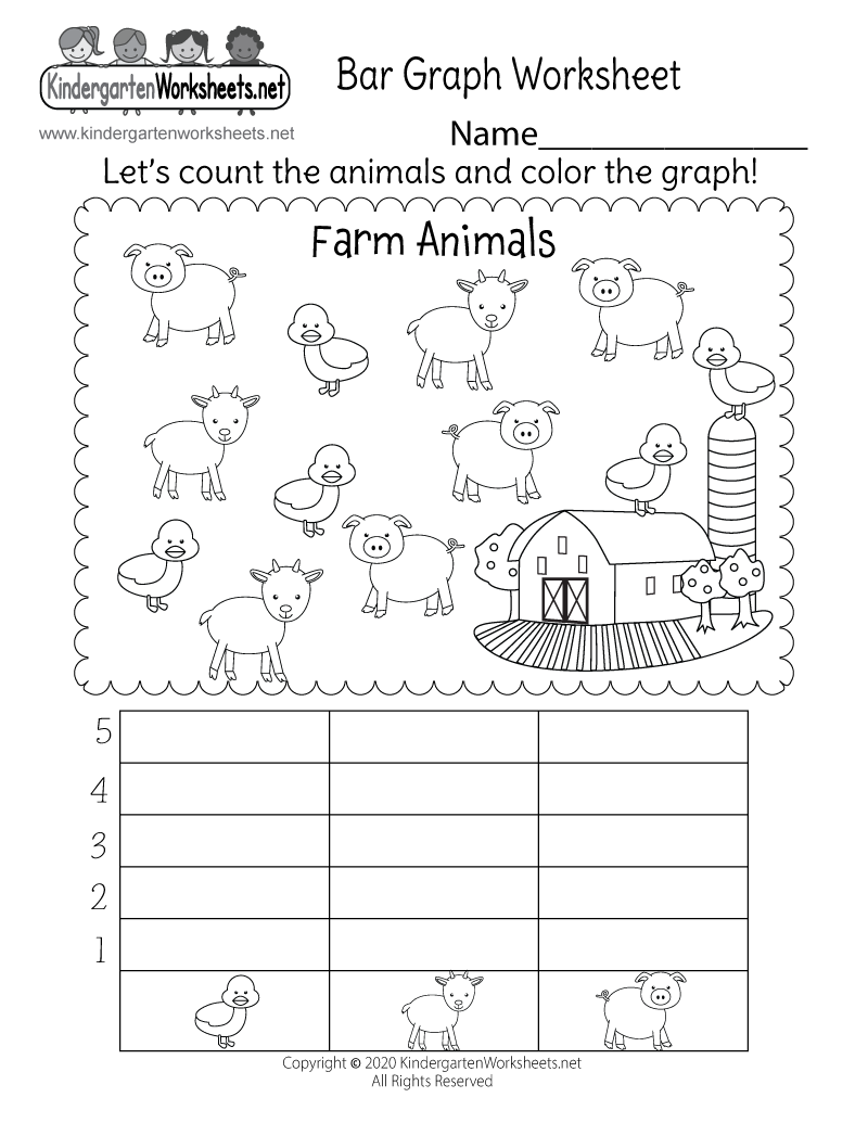Farm Animals Bar Graph Worksheet Free Printable Digital amp PDF
