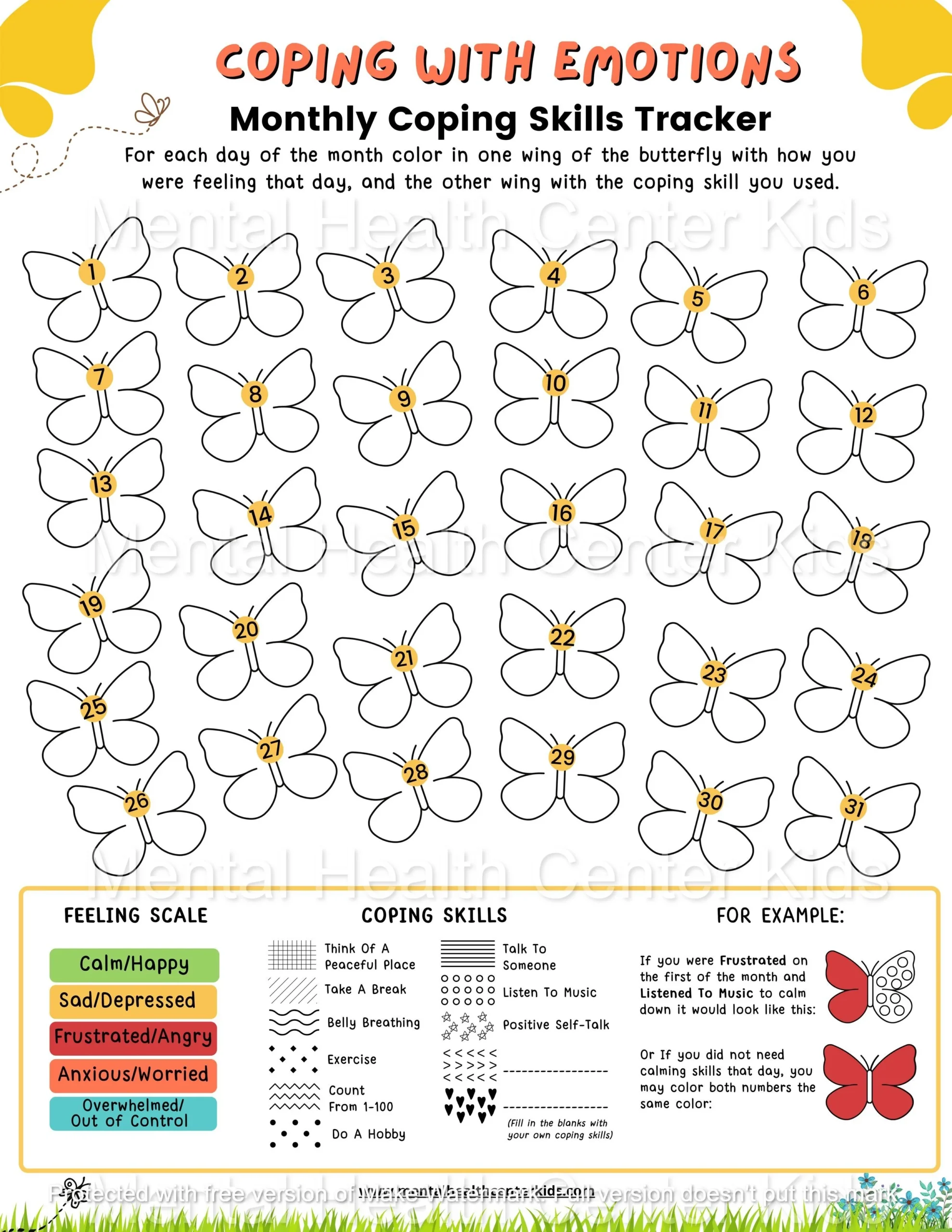 Emotion Worksheets For Kids