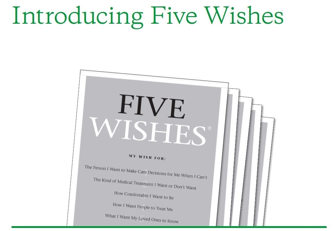 Free Printable Five Wishes Form