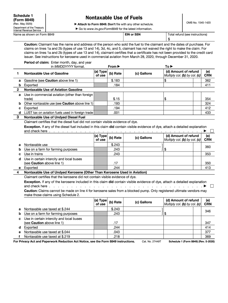 Form 8849 Fill Out amp Sign Online DocHub Form 8849 Fill Out amp Sign Online DocHub