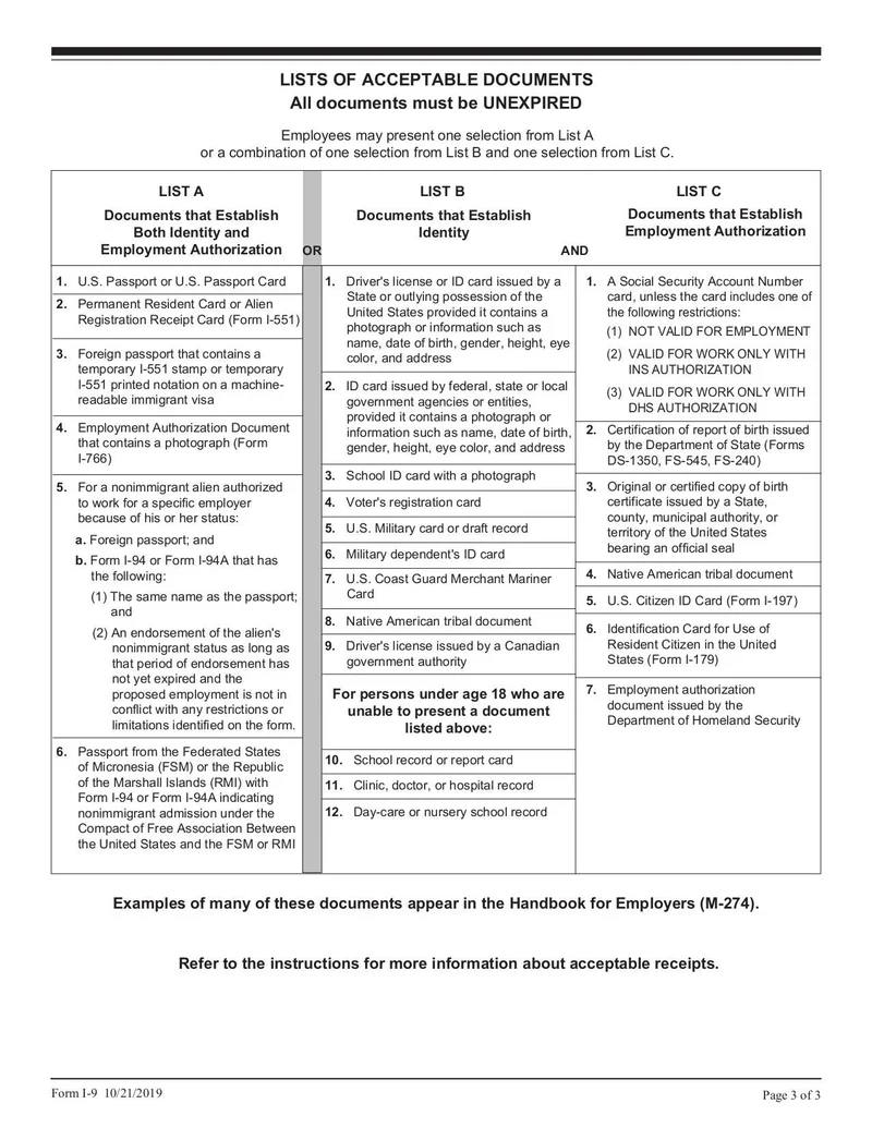 Form I 9 Fill And Sign Online With Lumin