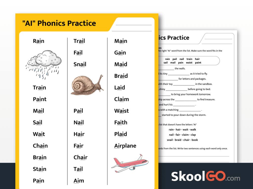 Free AI Phonics Practice Worksheet For Grades 1 3