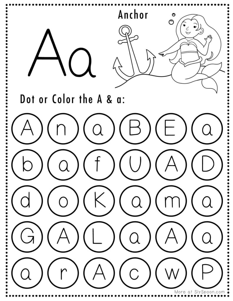Free Printable Letter Worksheets
