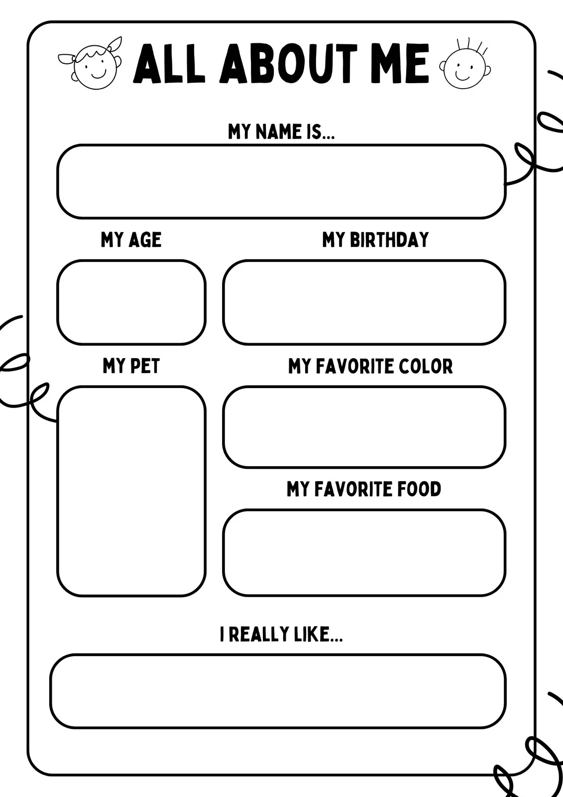 Printable Homework Worksheets