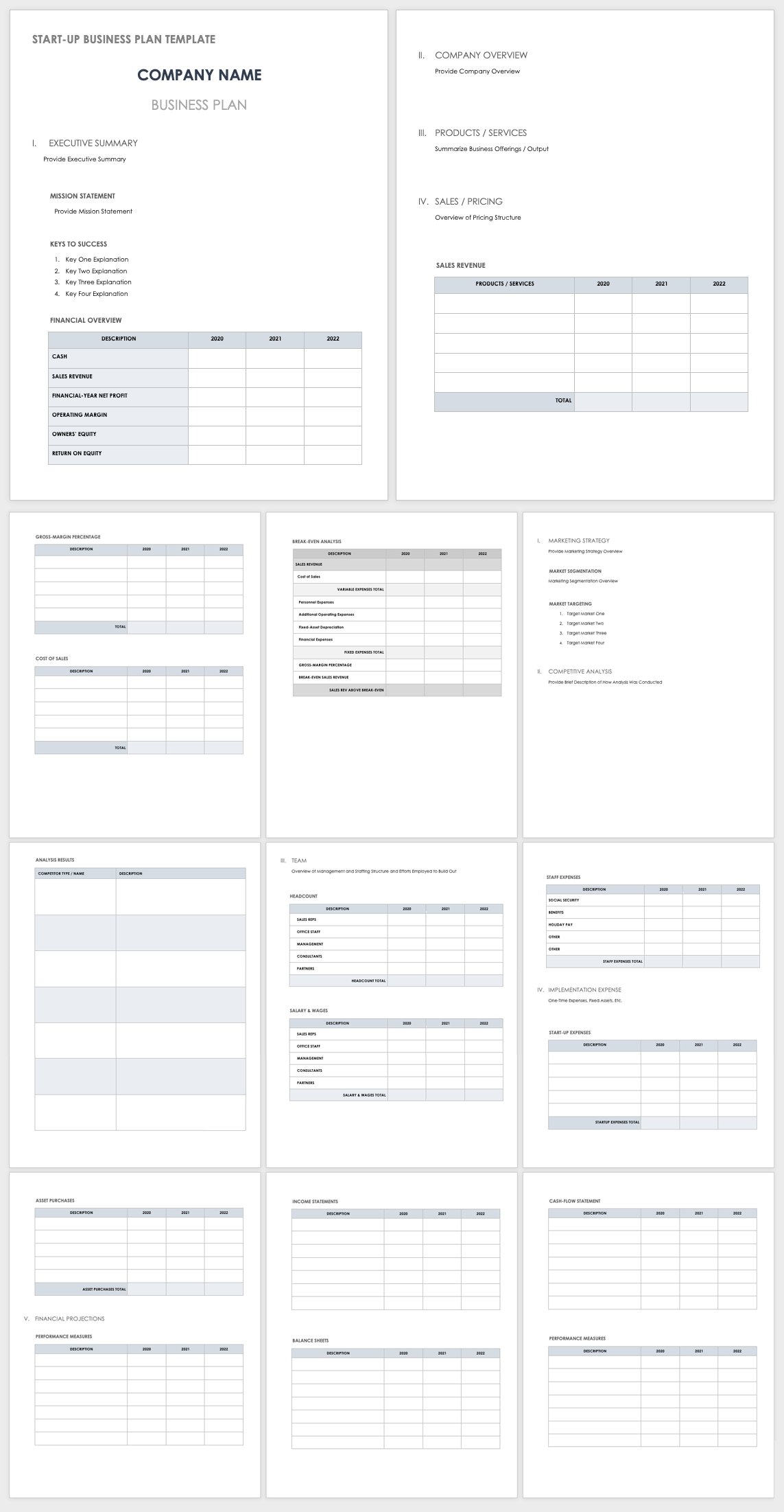 Downloadable Templates Free Printable
