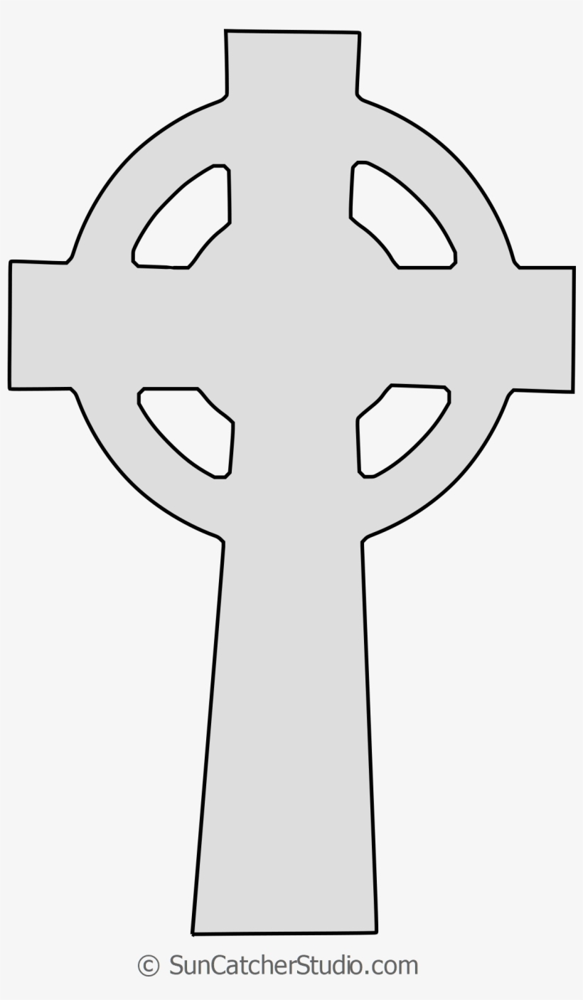 Free Celtic Cross Pattern Stencil Templates Printable Celtic 