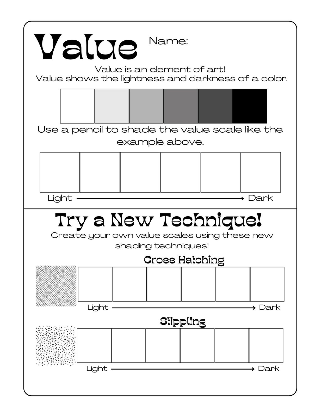 Art Worksheets Free Printables
