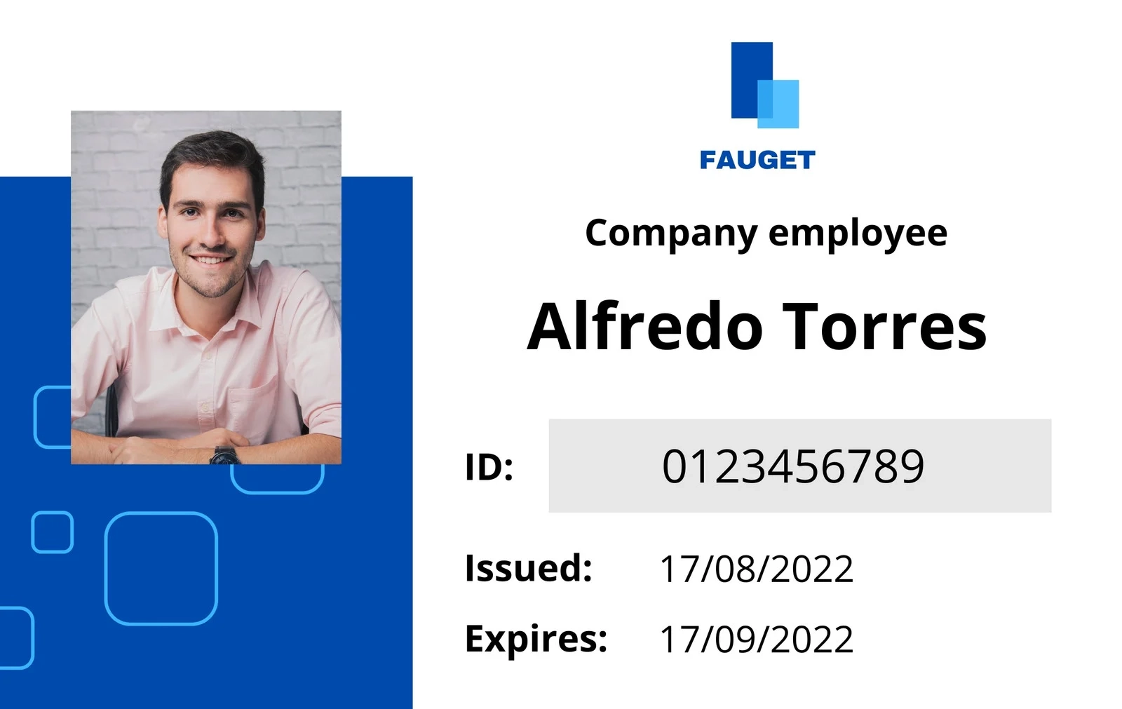 Free Employee ID Card Templates To Edit And Print Canva