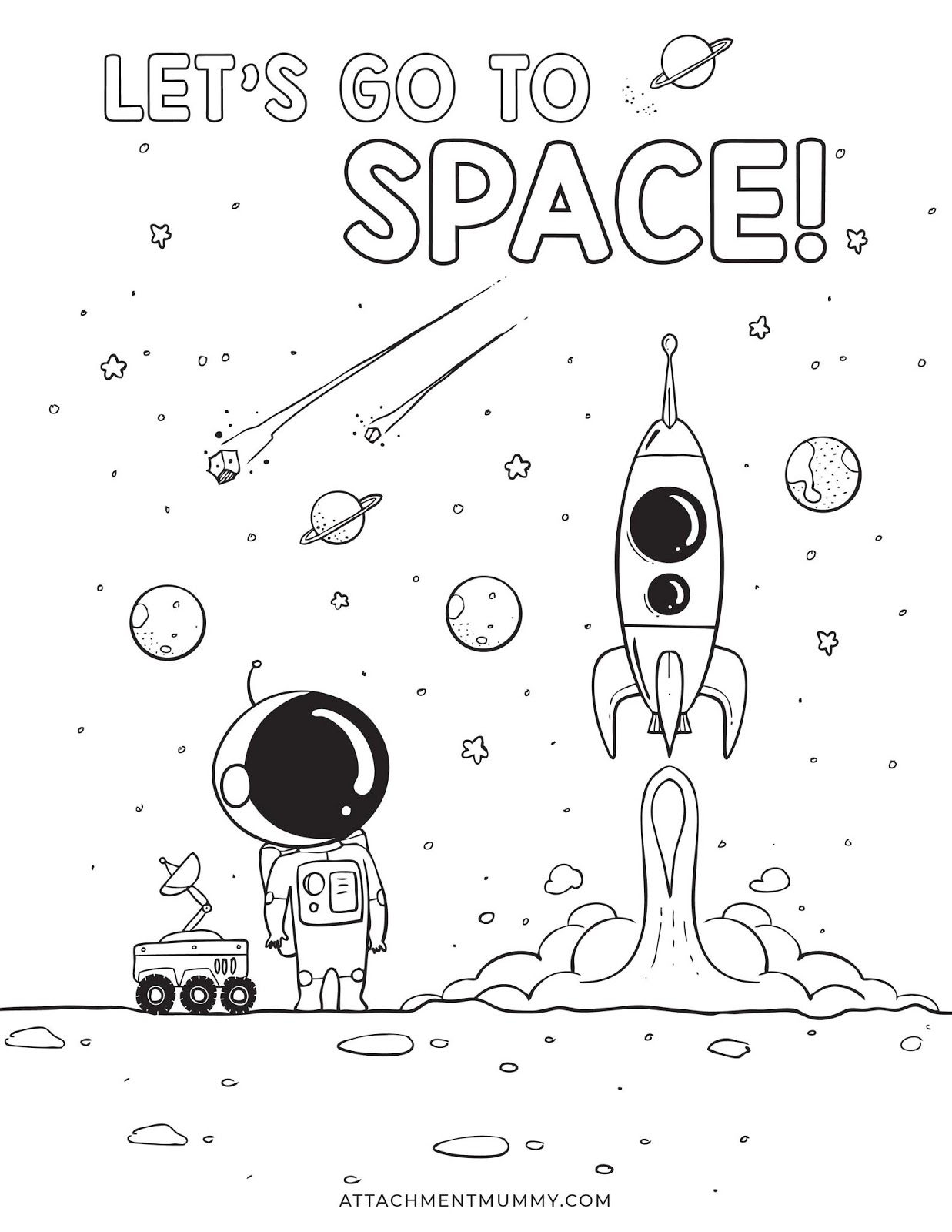 Free Printable Space Activities