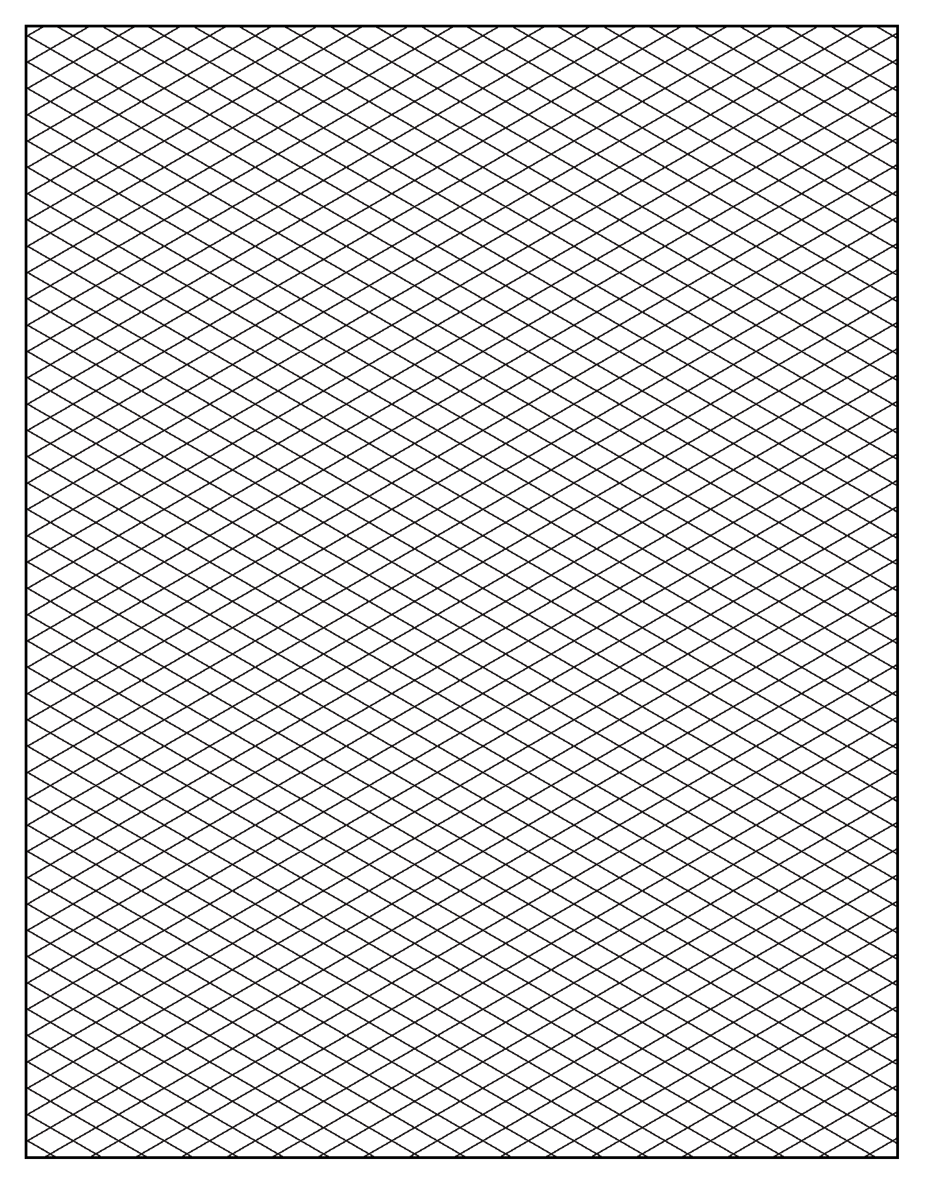Isometric Dot Paper Free Printable