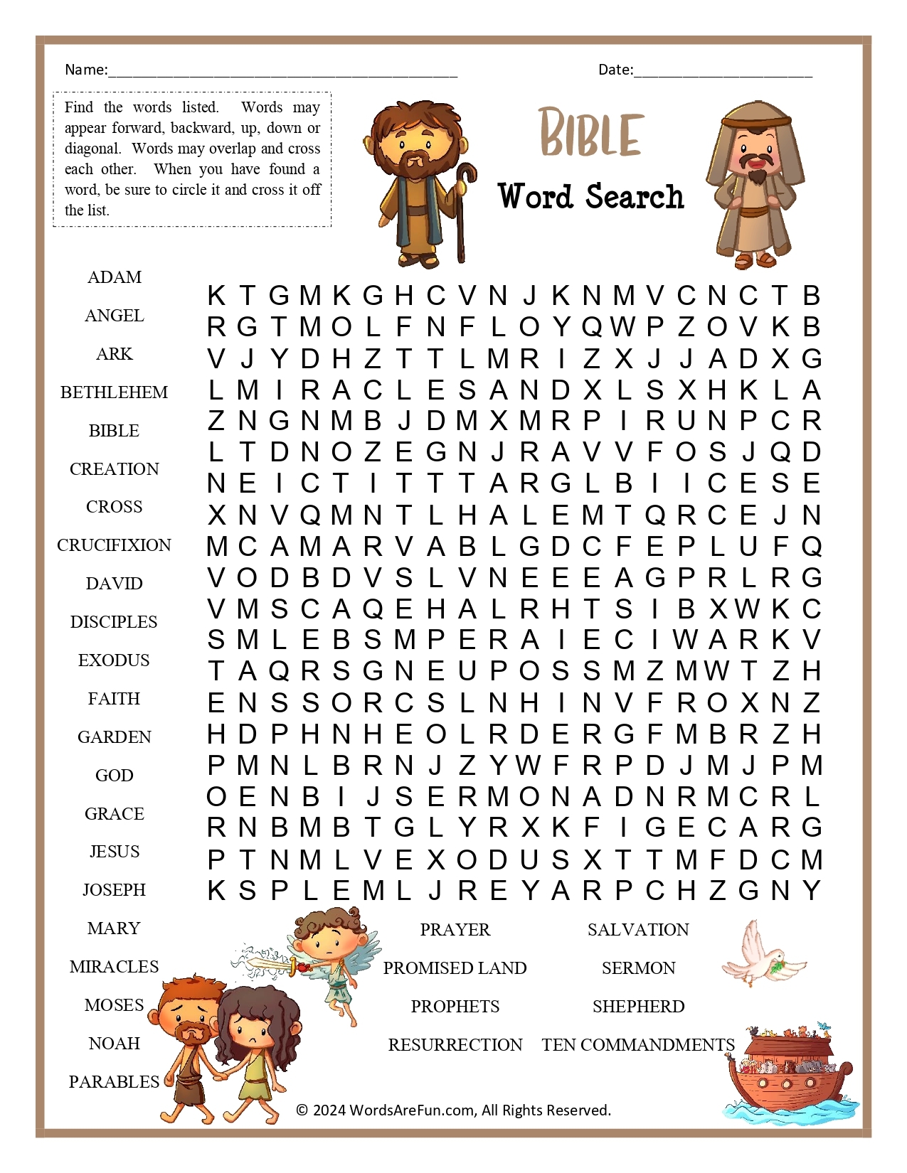 Free Printable Bible Puzzles Download Free Printable Bible 