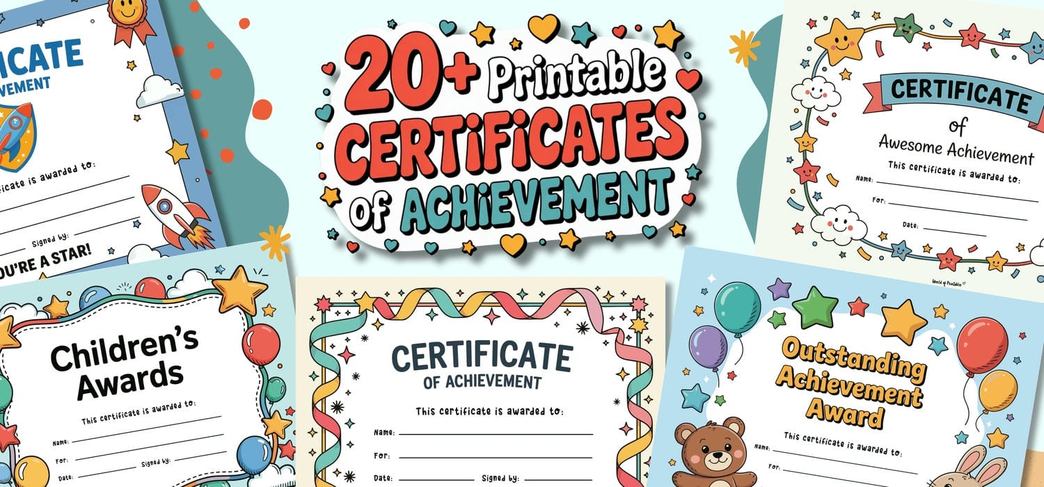 Kids Templates To Make Certificates Free