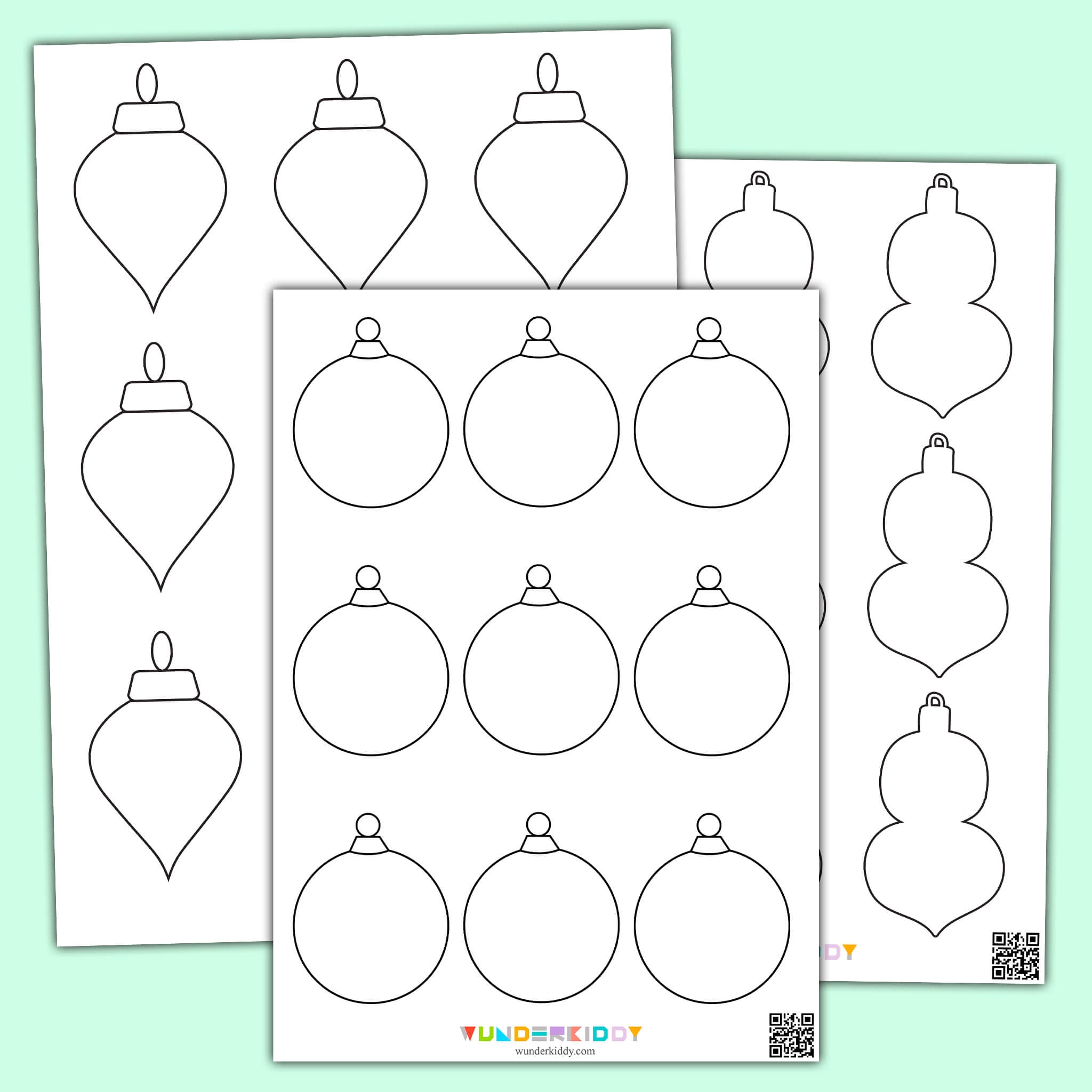 Ornaments Template Printable