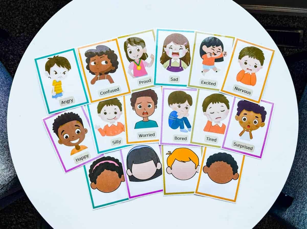 Feelings Card Game Printable Free