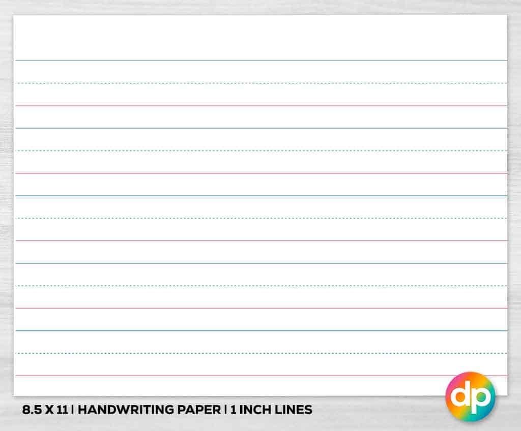 Free Printable Handwriting Paper DailyPrintables Worksheets 