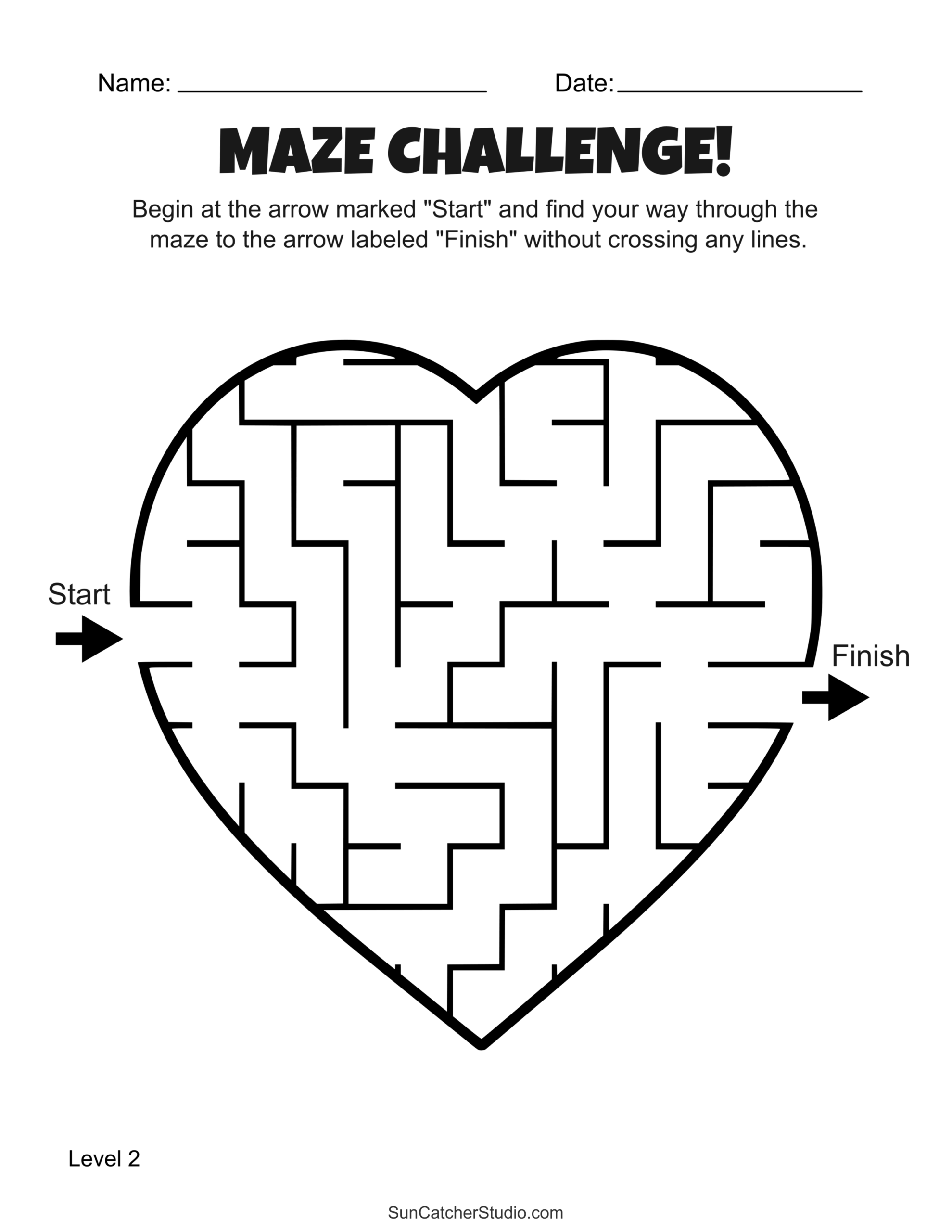 Free Printable Maze Activities And Puzzle Worksheets For Kids 