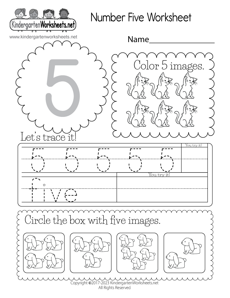 Printable Numbers Worksheets For Preschool