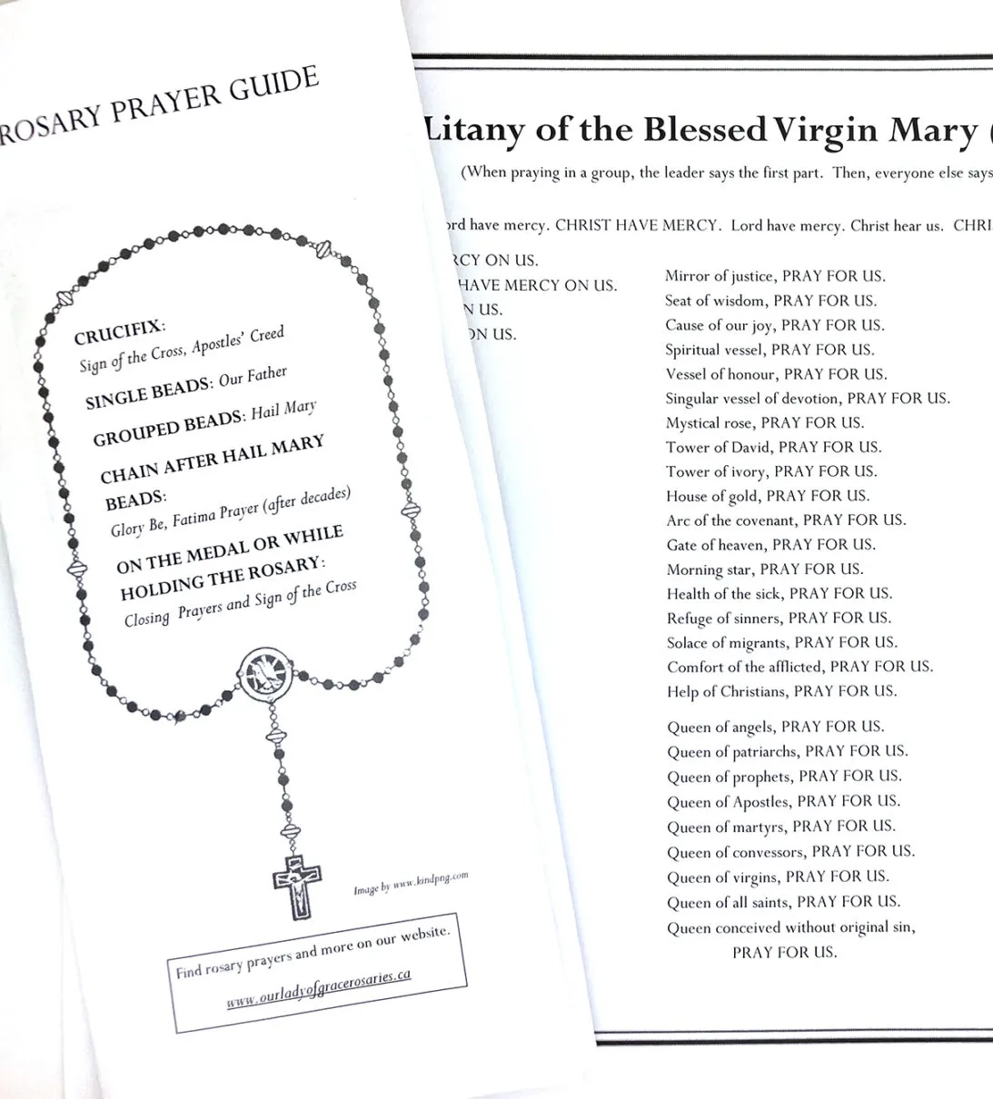 Printable Version Of The Rosary