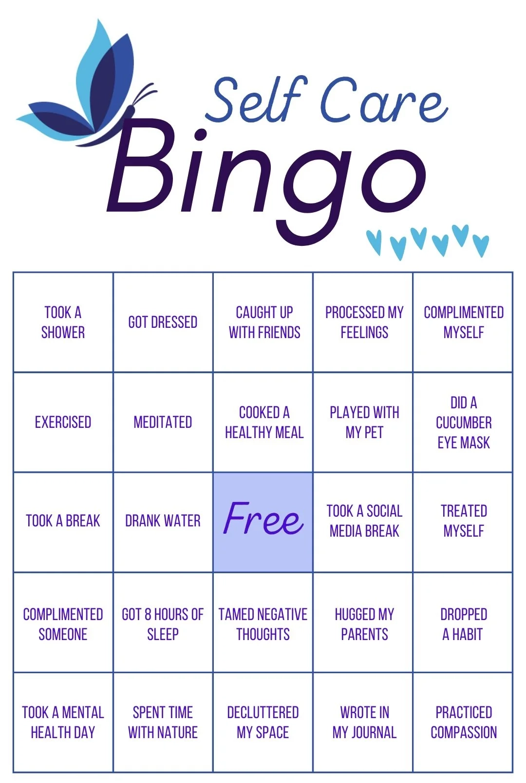 Free Printables Hope And Healing Therapy And Wellness Center