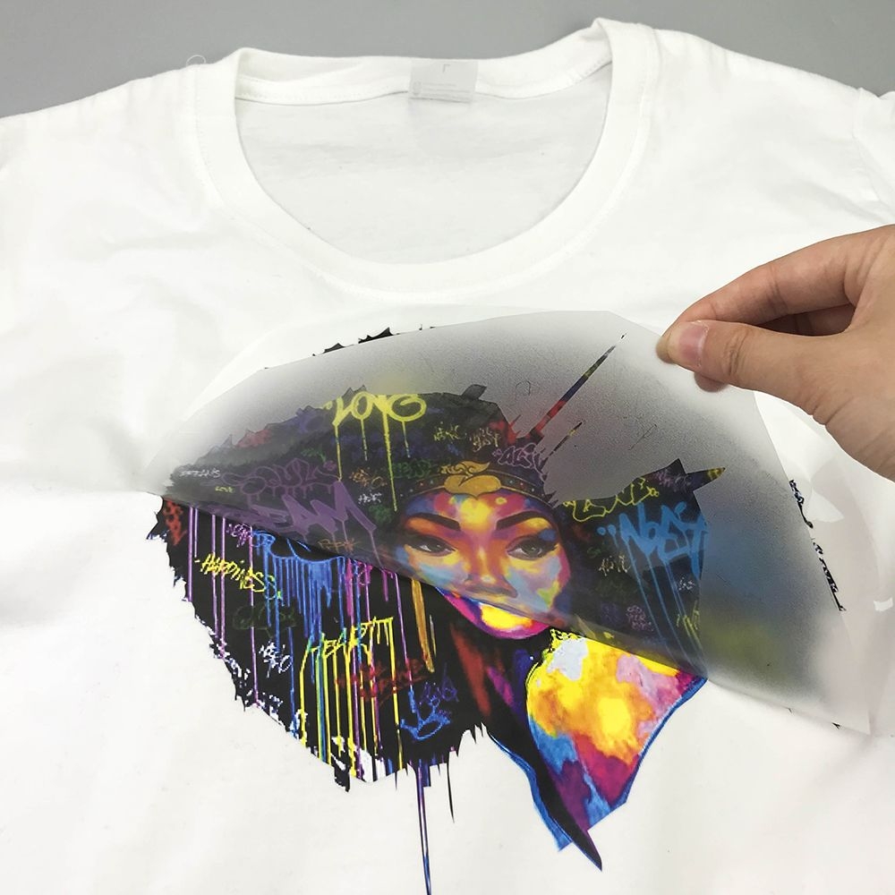 Free Samples Plastic Heat Transfers For T shirt Printing