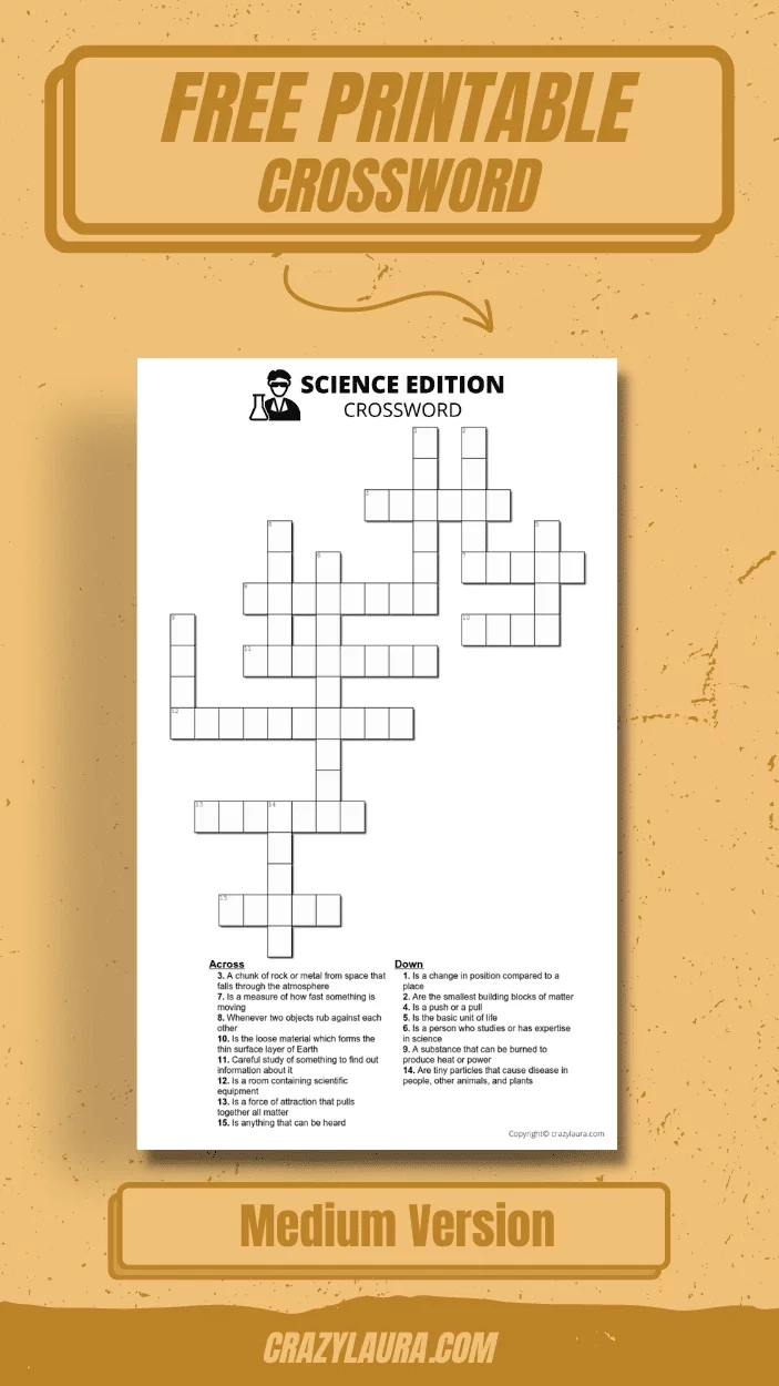 Medium Power Crossword Puzzles Printable