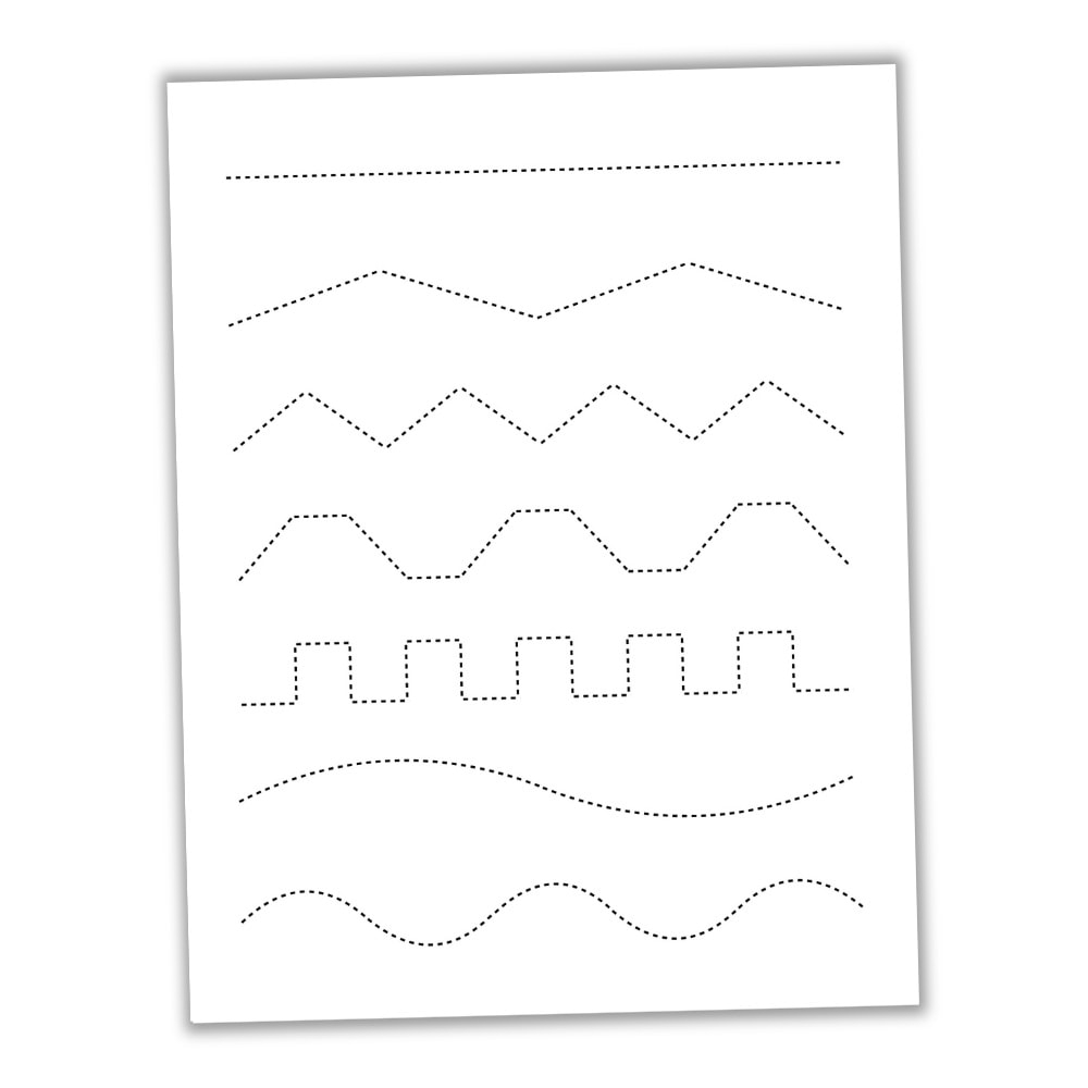 Line Tracing Worksheet Printable