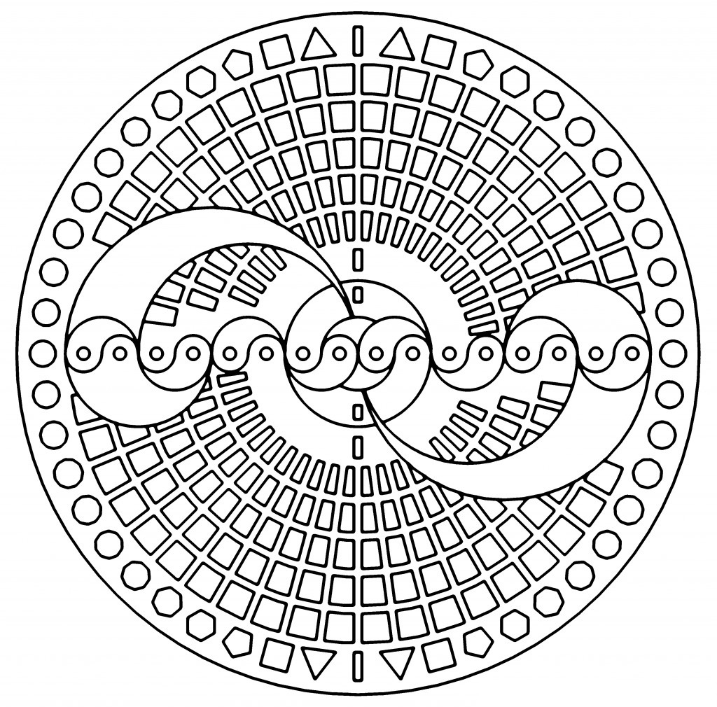 Geometric Shapes Coloring Sheets 70 Geometric Coloring Pages To 