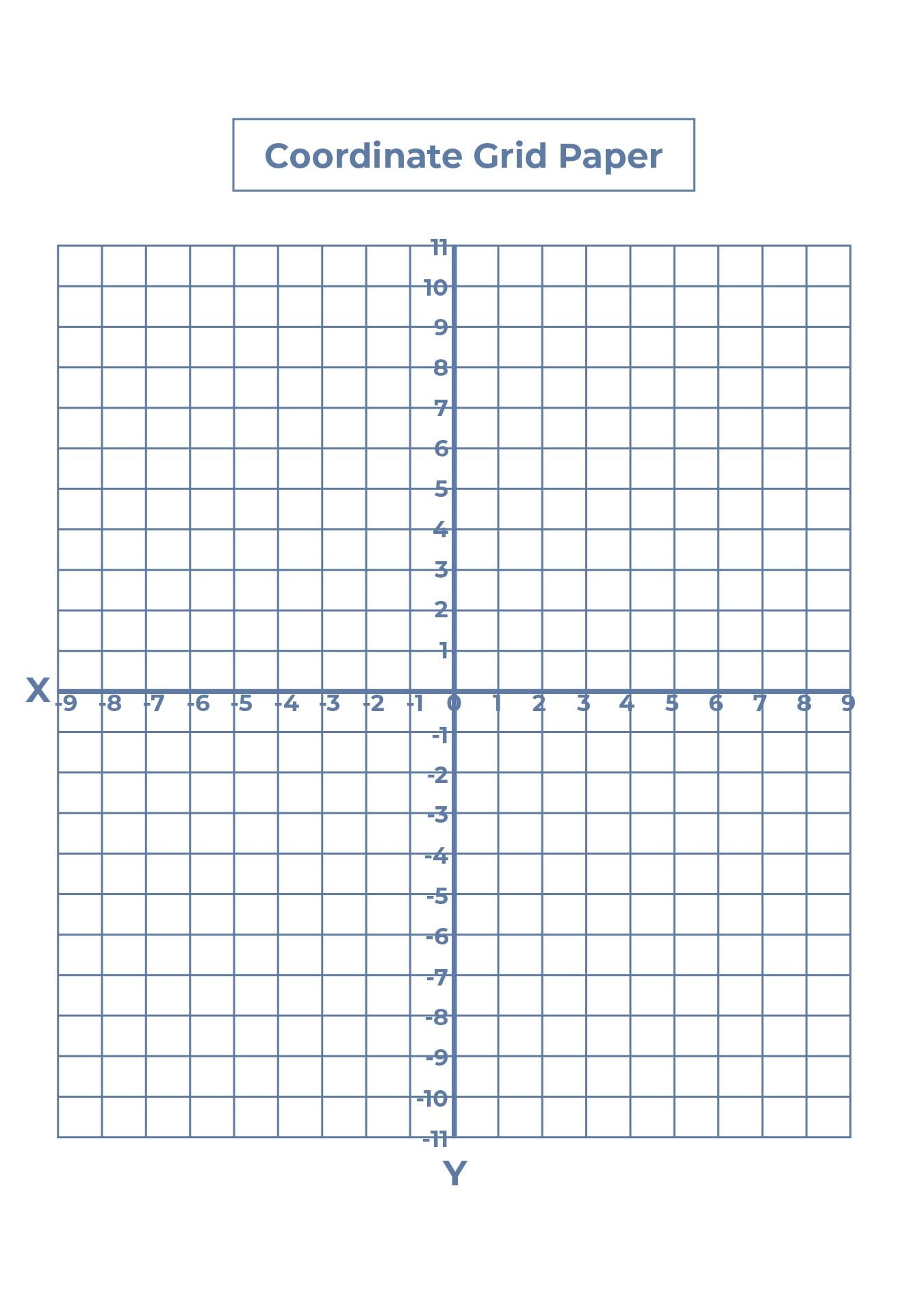 Graph Paper To Print With Axis