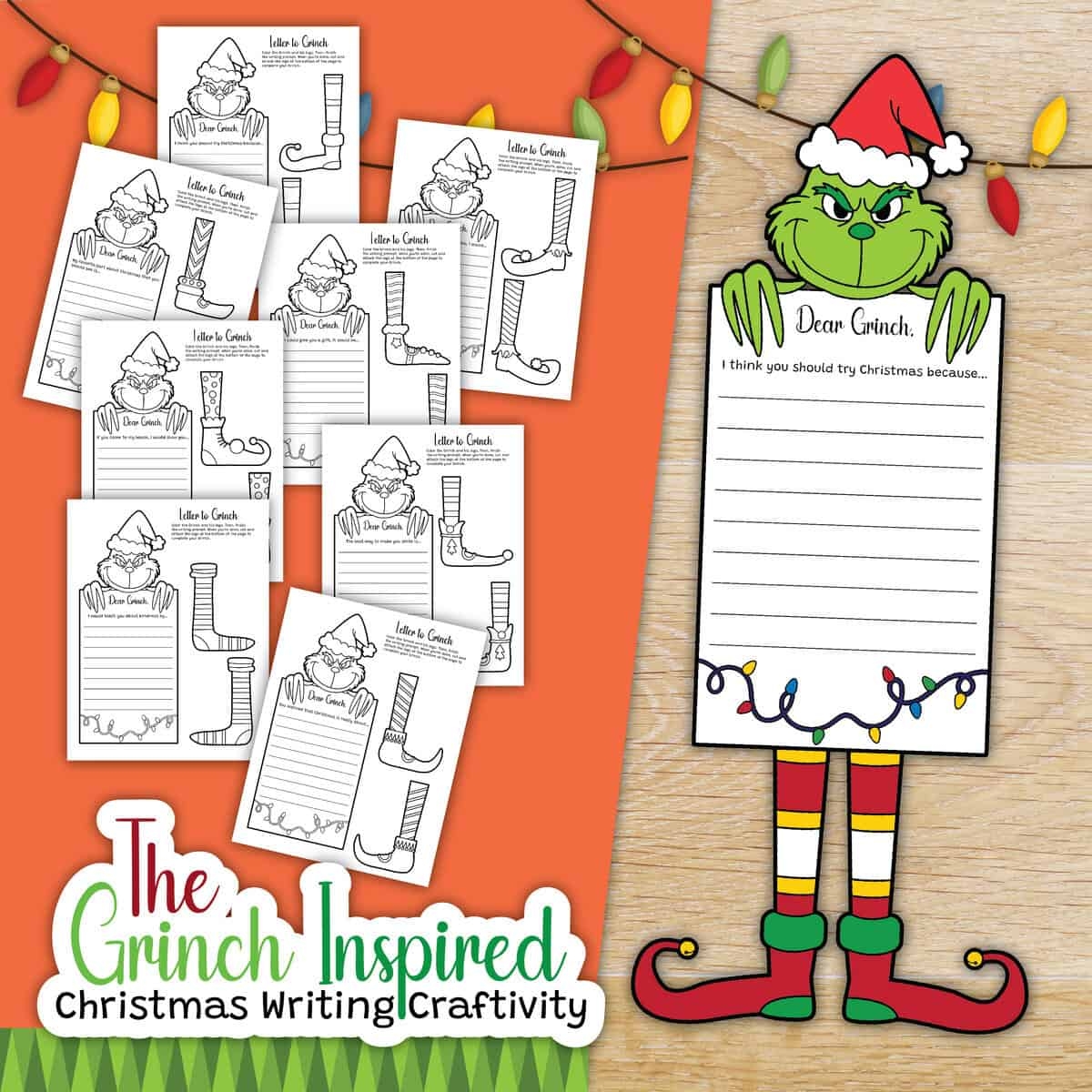 Grinch Writing Prompts Activity Free PDF Worksheets